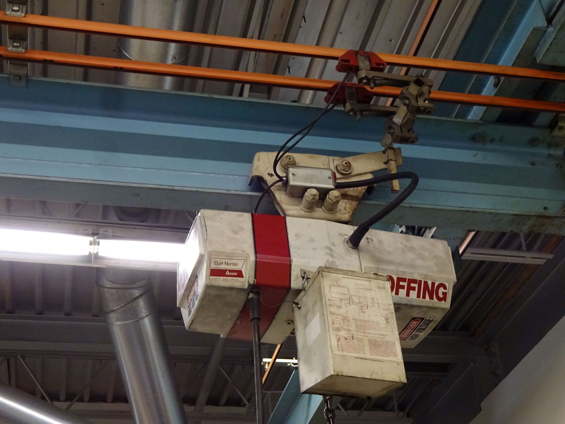 1 TON COFFING ELECTRIC HOIST WITH PENDANT (HOIST ONLY)