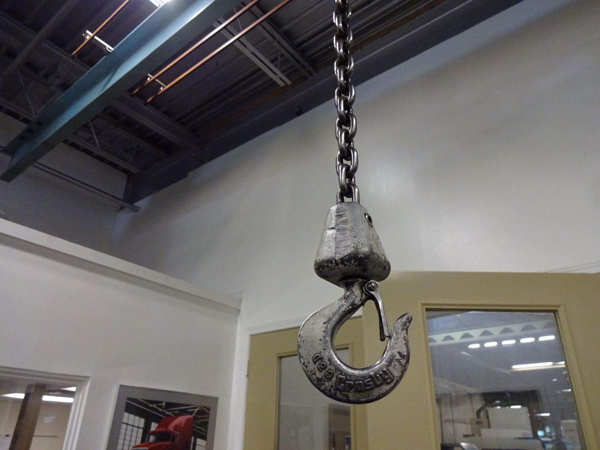 1 TON COFFING ELECTRIC HOIST WITH PENDANT (HOIST ONLY) - Image 4 of 4