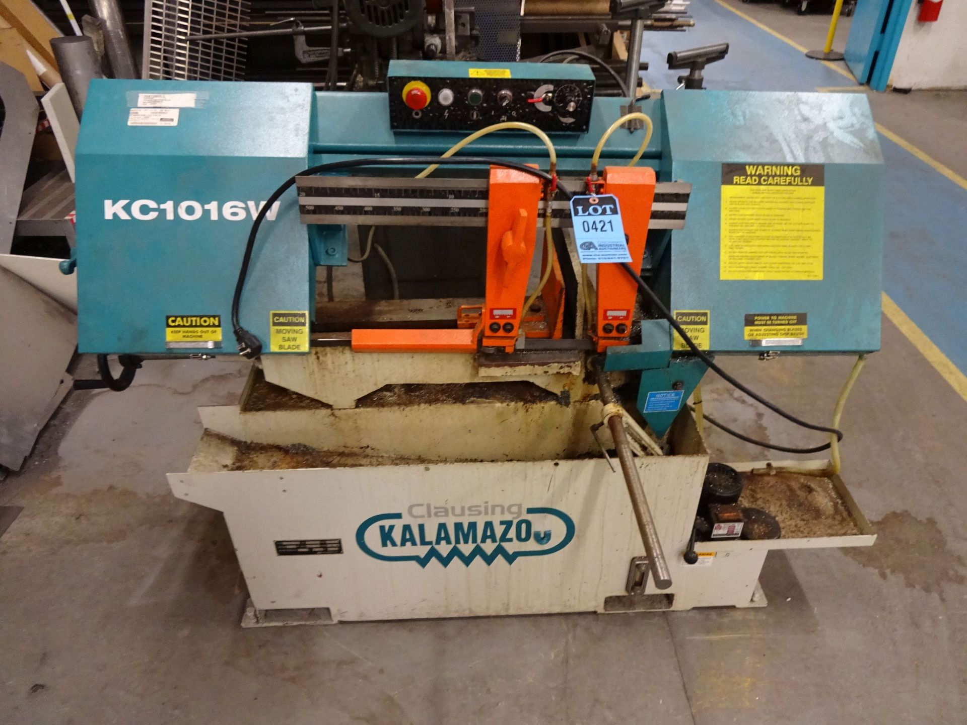 10" X 16" CLAUSING / KALAMAZOO MODEL KC1016W HORIZONTAL BANDSAW