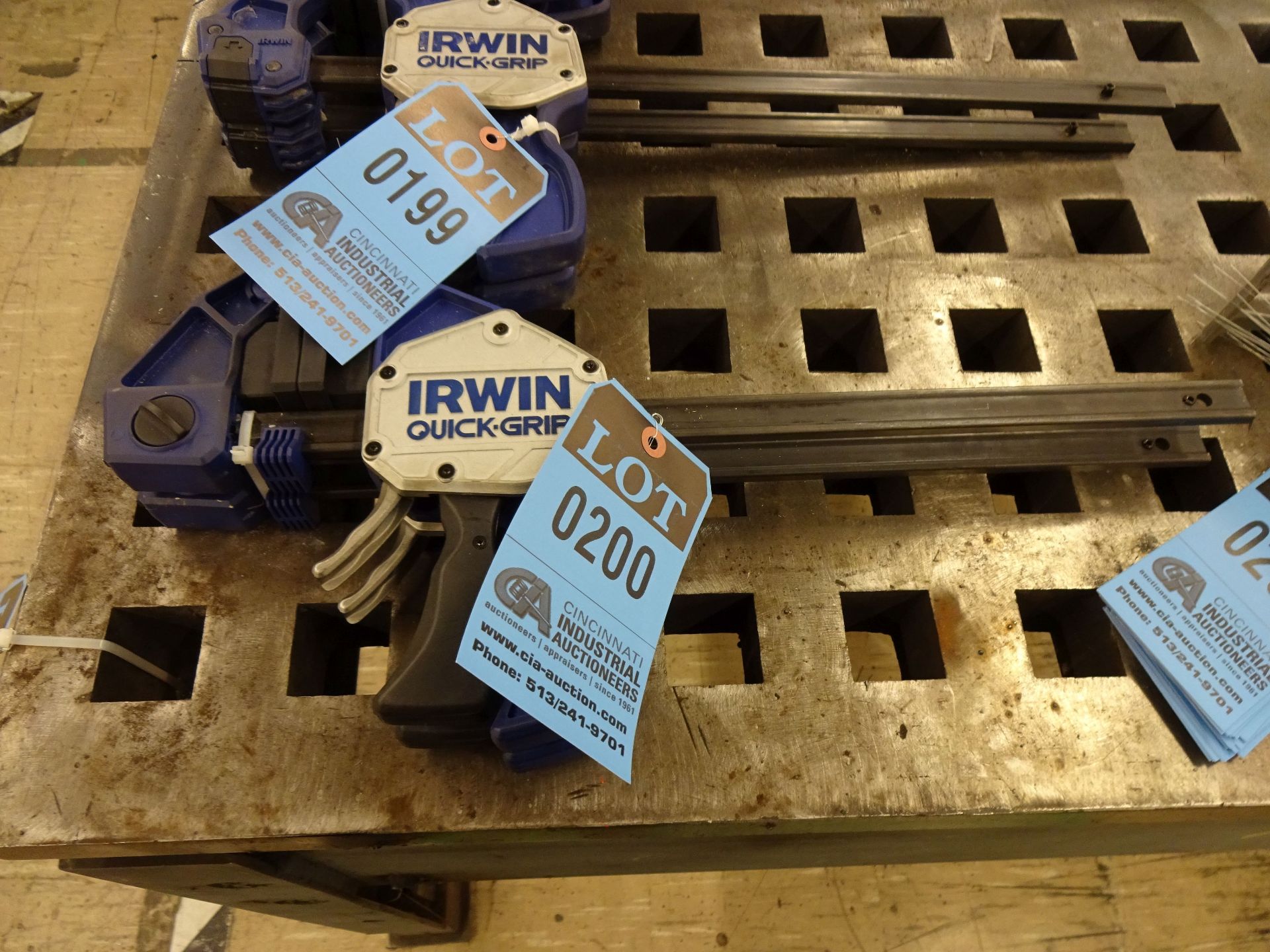 18" IRWIN QUICK-GRIP BAR CLAMPS