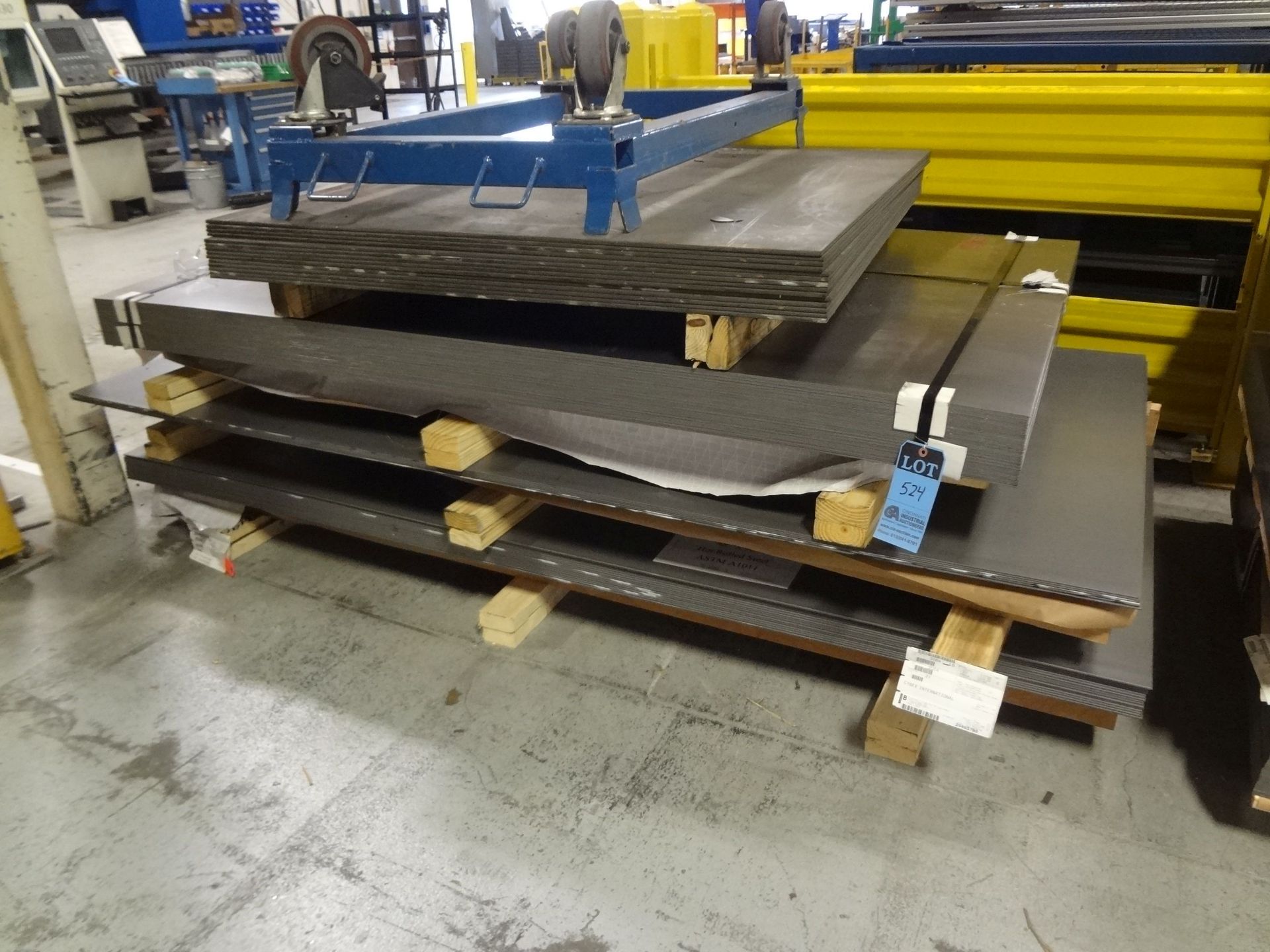 PALLETS SHEET STEEL TO 48" X 81"