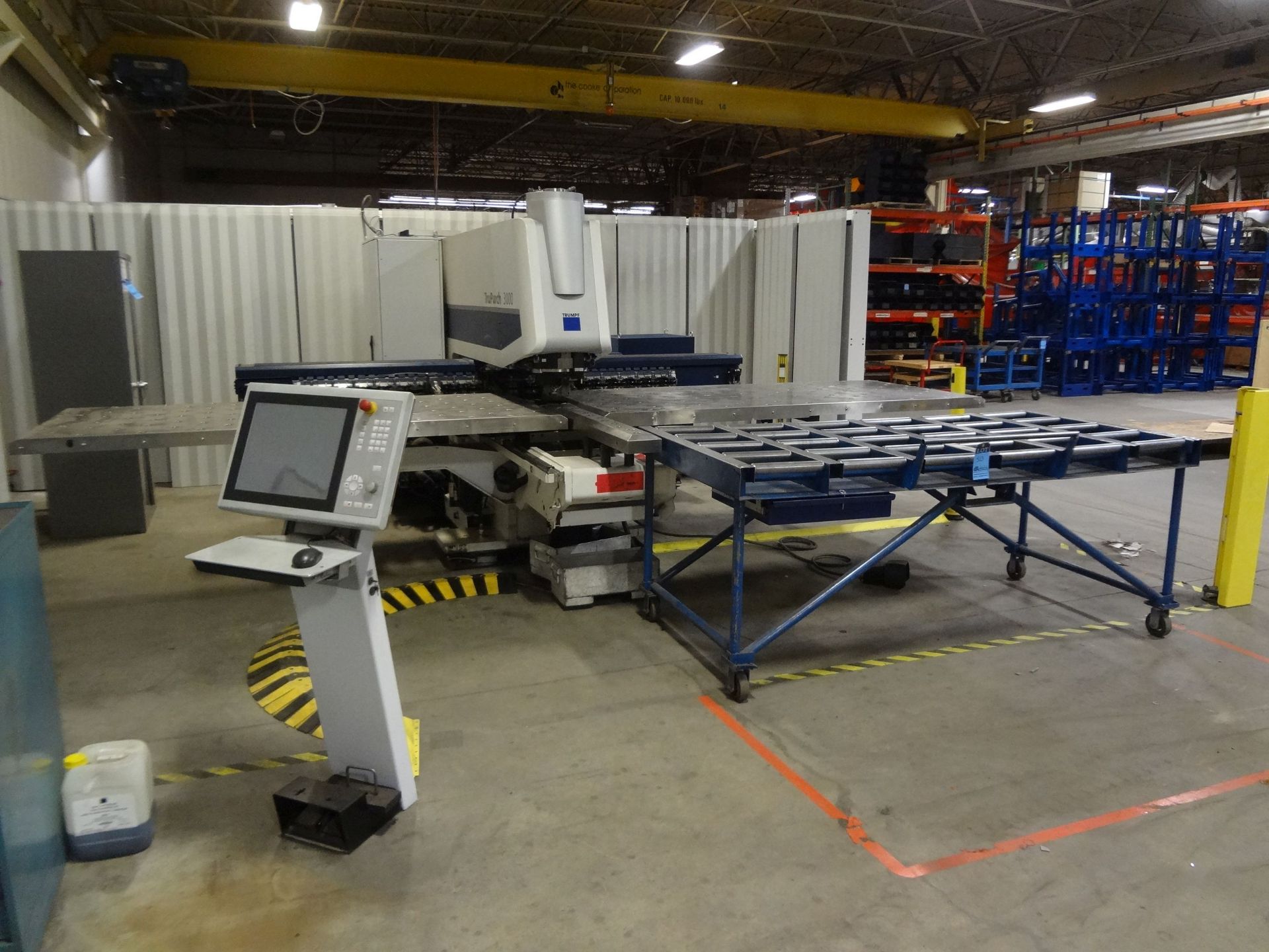 20 TON TRUMPF TRUPUNCH 3000 SINGLE END CNC PUNCH; S/N A0035A0124, (20) STATIONS WITH (3) SHEET - Image 2 of 17