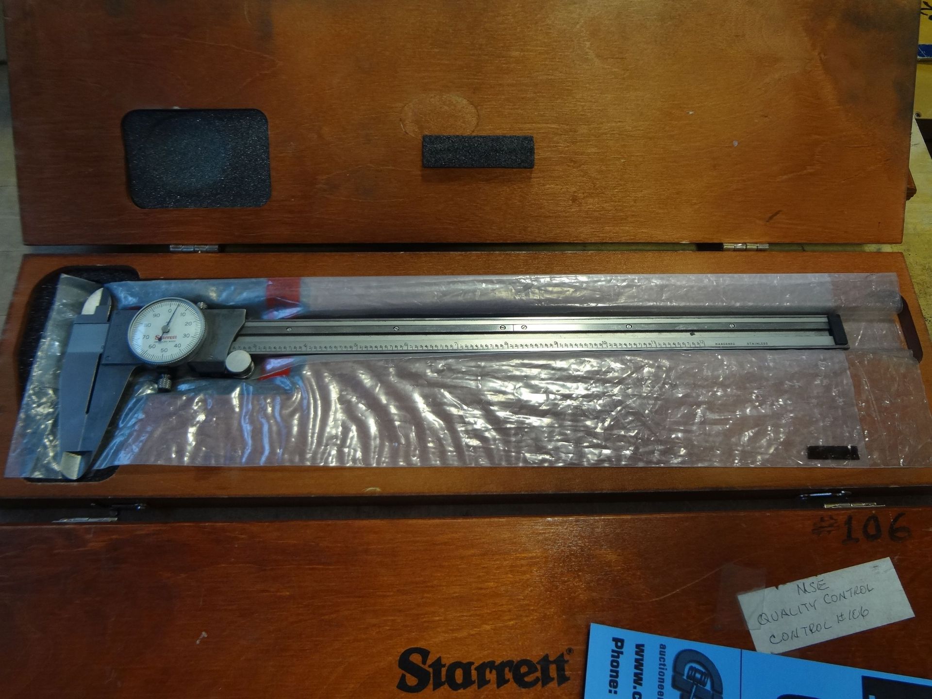 12" STARRETT DIAL CALIBER