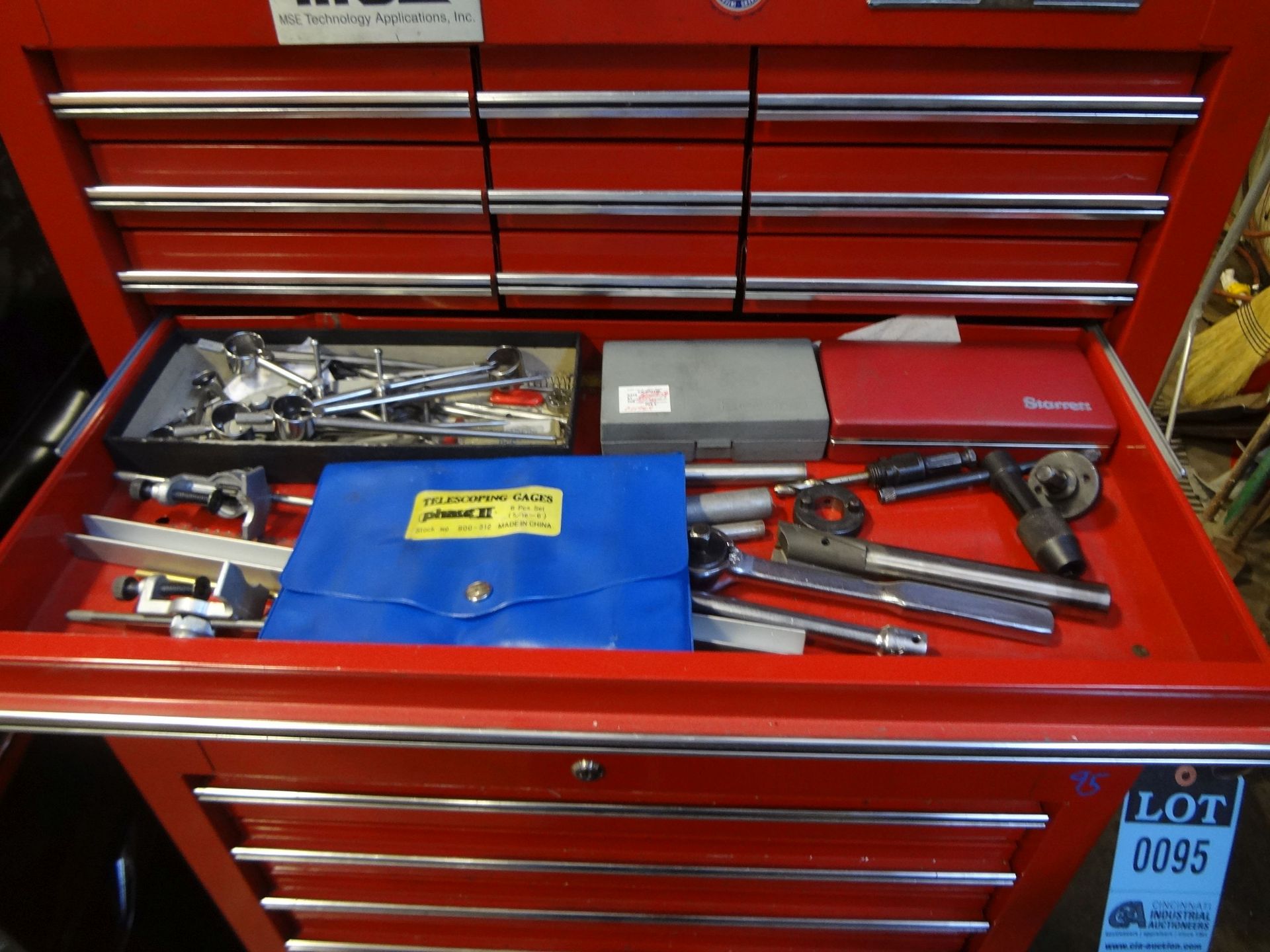 WATERLOO 7-DRAWER ROLL AROUND TOOL CHEST AND CONTENTS WITH WATERLOO TOP BOX AND CONTENTS (HAND - Image 5 of 12