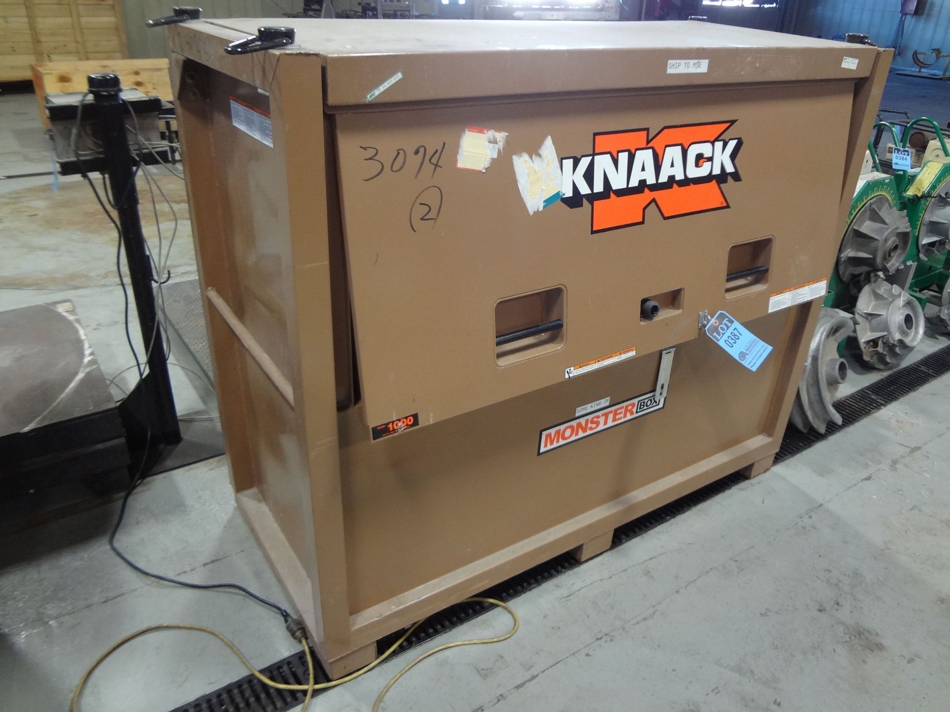 KNAACK MODEL 1000 JOB BOX, 60" X 28" X 48" - Image 2 of 2