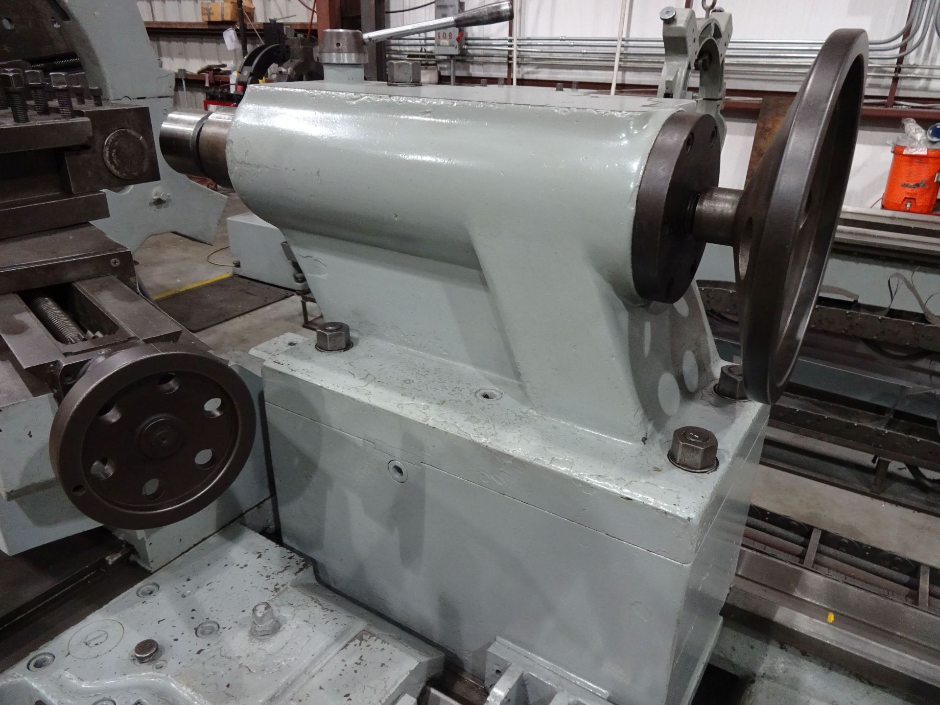 53" / 68" X 275" POREBA MODEL TR135-B/7000 HEAVY DUTY GAP BED ENGINE LATHE; S/N 5181, 60" DIA. - Image 17 of 30