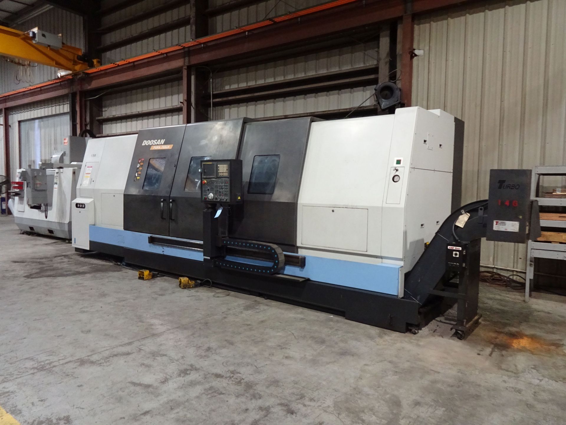 2007 DOOSAN MODEL PUMA 700LM LARGE CAPACITY CNC TURNING CENTER WITH LINE MILLING; S/N 60LM0700, - Image 3 of 27