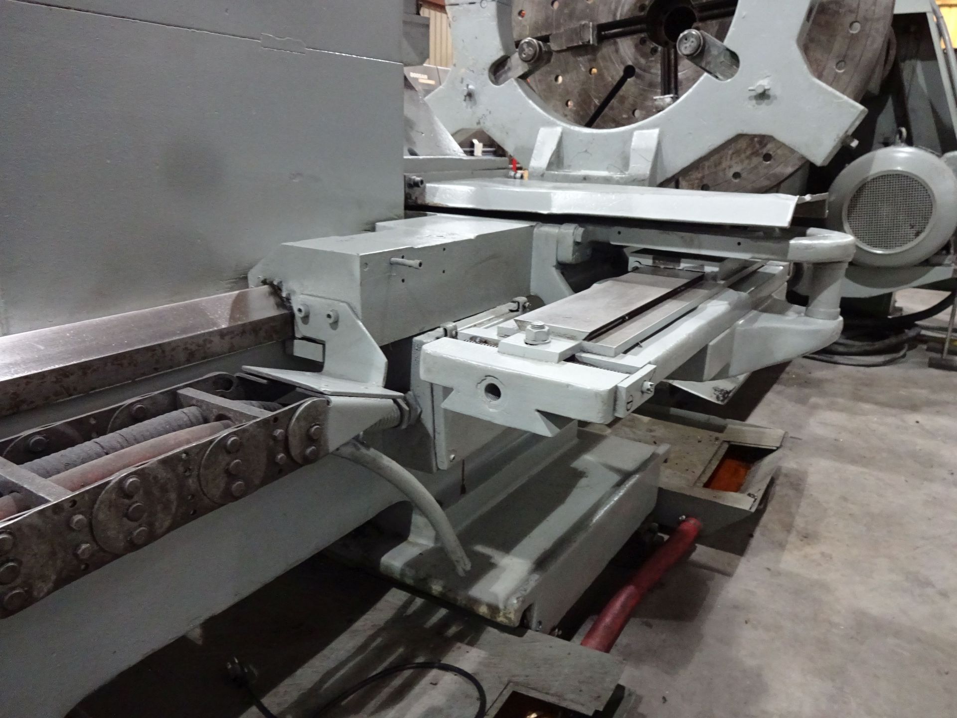 53" / 68" X 275" POREBA MODEL TR135-B/7000 HEAVY DUTY GAP BED ENGINE LATHE; S/N 5181, 60" DIA. - Image 26 of 30