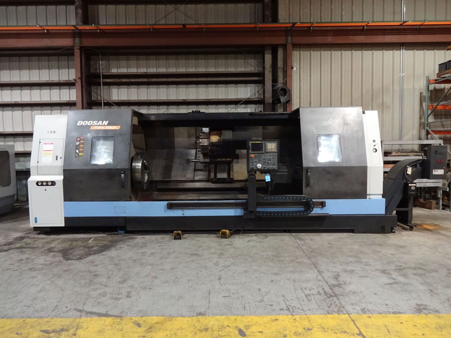 2007 DOOSAN MODEL PUMA 700LM LARGE CAPACITY CNC TURNING CENTER WITH LINE MILLING; S/N 60LM0700, - Image 9 of 27