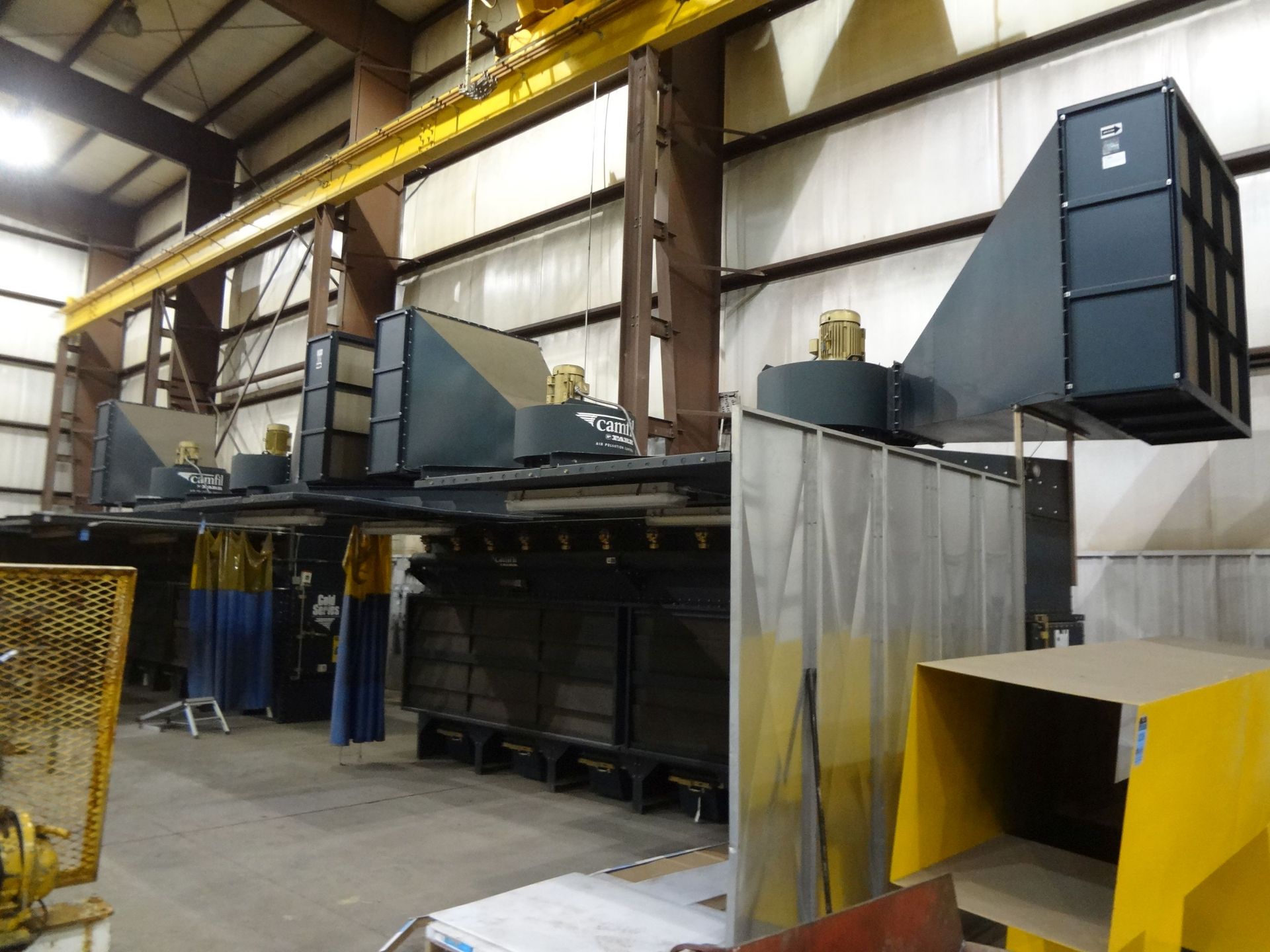 10' X 22' (APPROX.) FARR CAMFILL GOLD SERIES MODEL GSB24-3 FUME BOOTHS FOR STAINLESS WELDING; S/N - Image 2 of 9