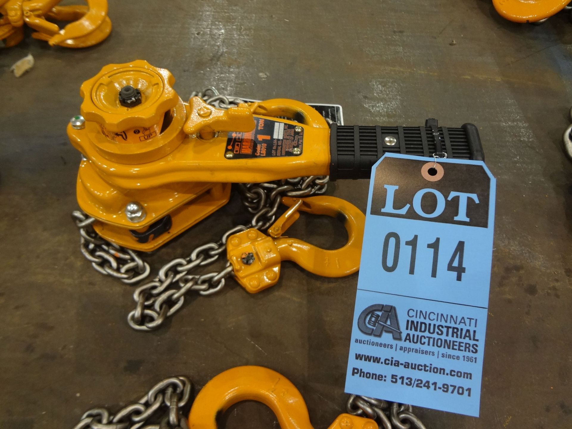 2 TON CAPACITY X 10' LIFT HARRINGTON MODEL L5LB010-10 / LB SERIES BRAND NEW LEVER OPERATED CHAIN