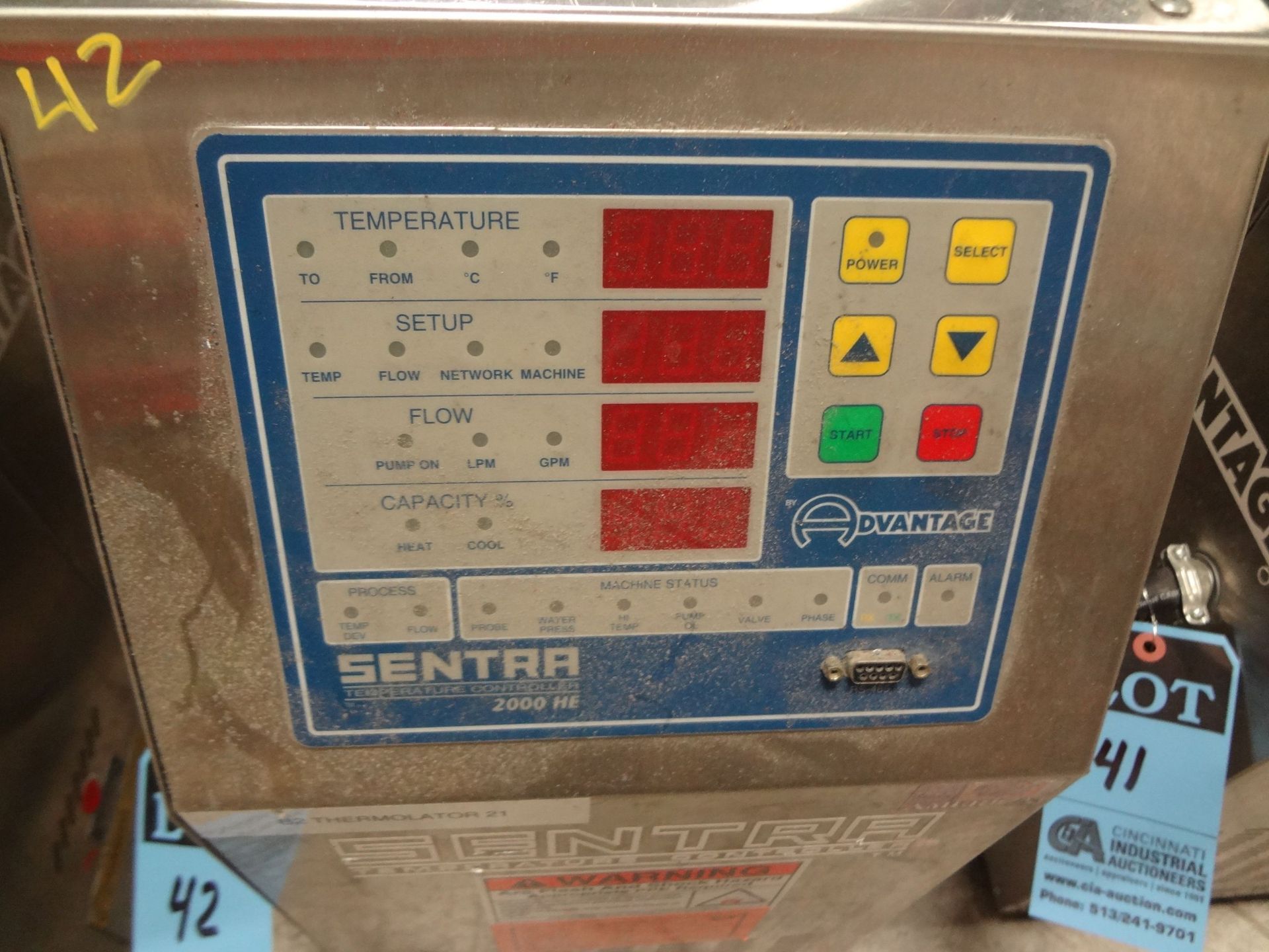 ADVANTAGE ENGINEERING MODEL SENTRA 2000 HE SK-1035-41C1 LIQUID MOLD TEMPERATURE CONTROLLER; S/N - Bild 3 aus 5