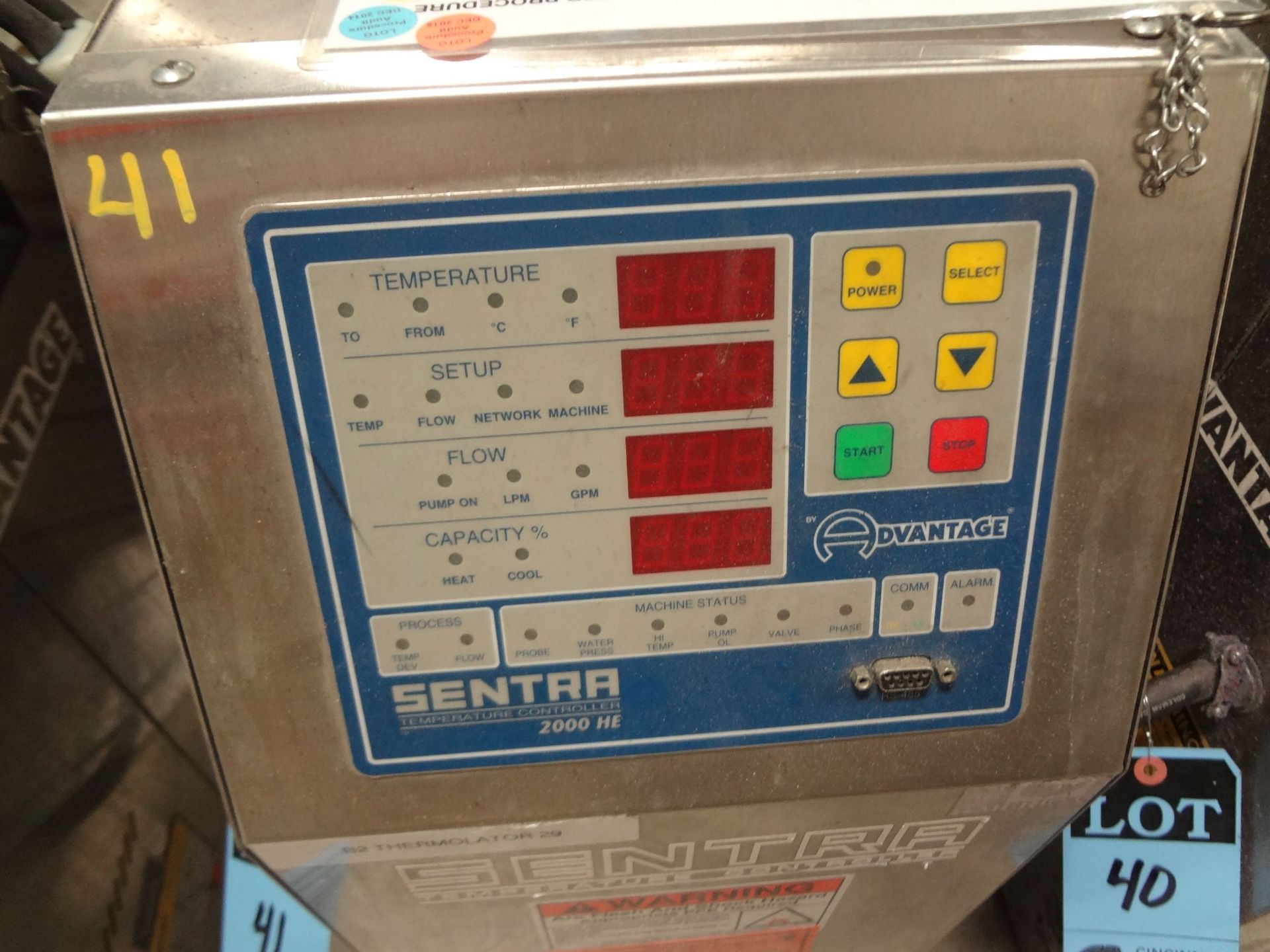 ADVANTAGE ENGINEERING MODEL SENTRA 2000 HE SK-1035-41C1 LIQUID MOLD TEMPERATURE CONTROLLER; S/N - Bild 3 aus 5