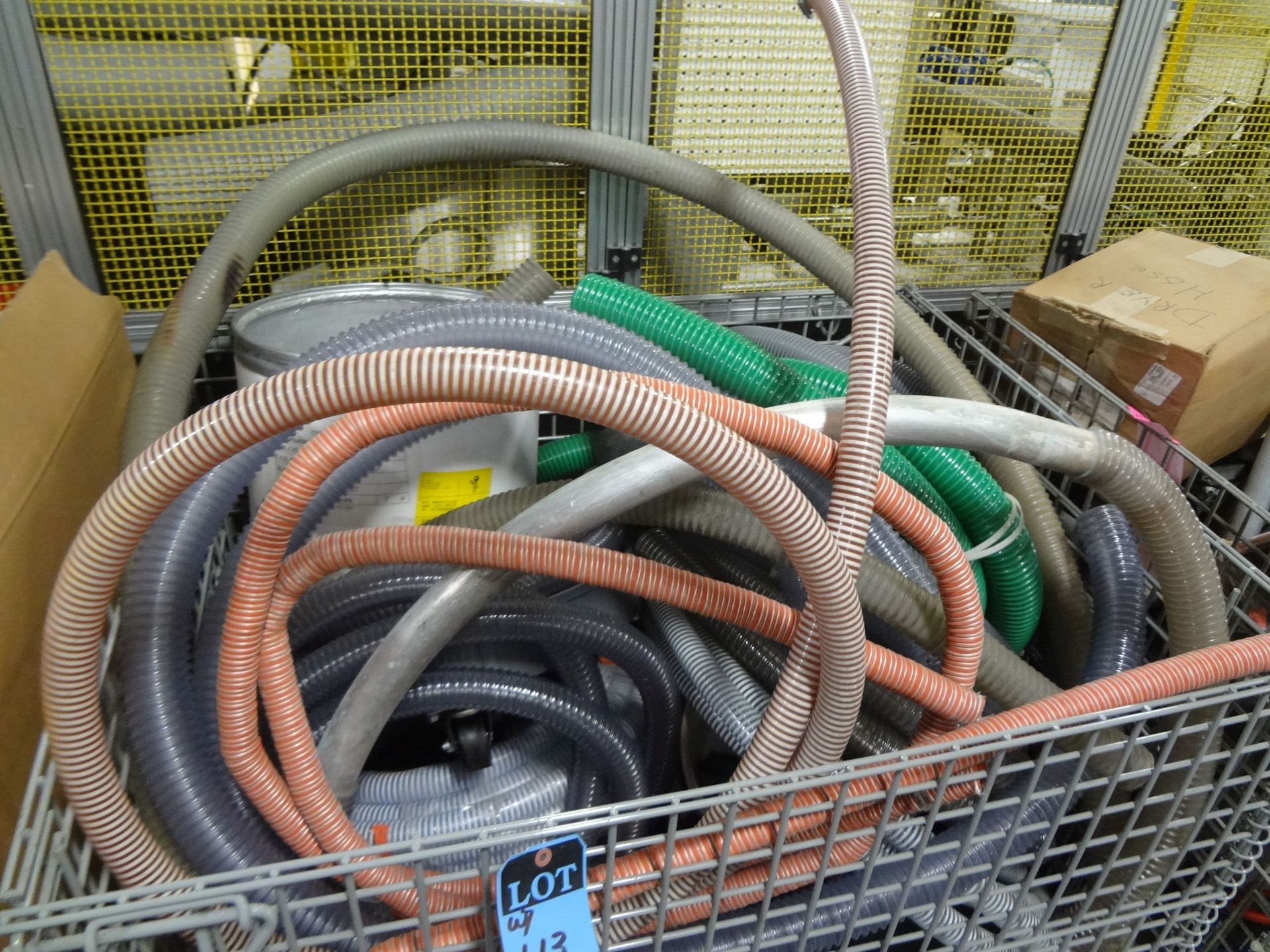 (LOT) OF (3) SKIDS OF MISCELLANEOUS MACHINE PARTS INCLUDING HOSE, TUBING, VAC LOADING, ETC. - Image 4 of 6