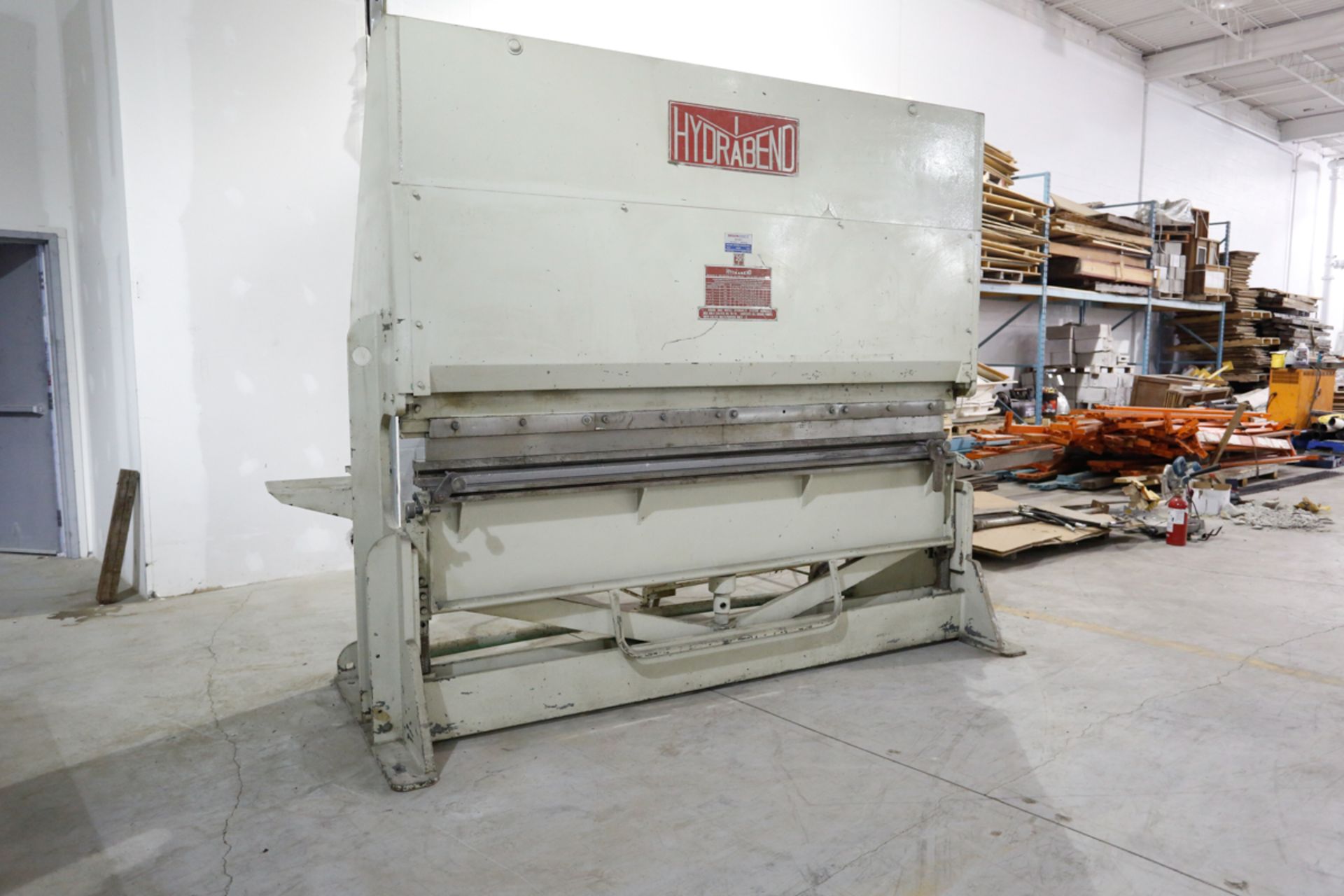 HYDRABEND 50 TON X 8FT HYDROMECHANICAL PRESS BRAKE, /W 6-WAY DIE - Image 3 of 5