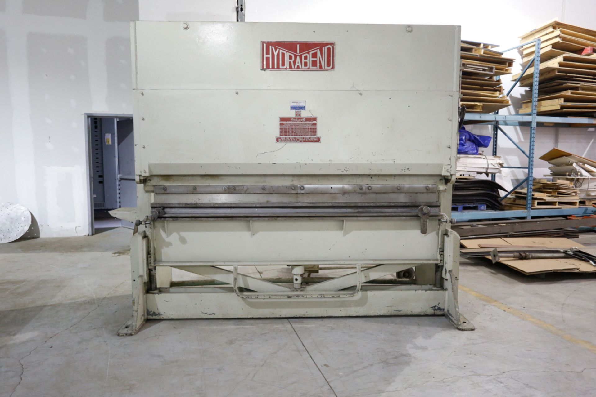 HYDRABEND 50 TON X 8FT HYDROMECHANICAL PRESS BRAKE, /W 6-WAY DIE