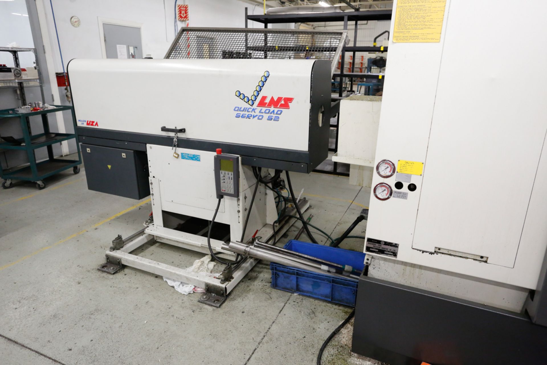 NAKAMURA TOME 8 AXIS TWIN SPINDLE, TWIN TURRET CNC TURNING CENTER MOD. WT-100, LIVE TOOLING, FANUC - Bild 2 aus 10