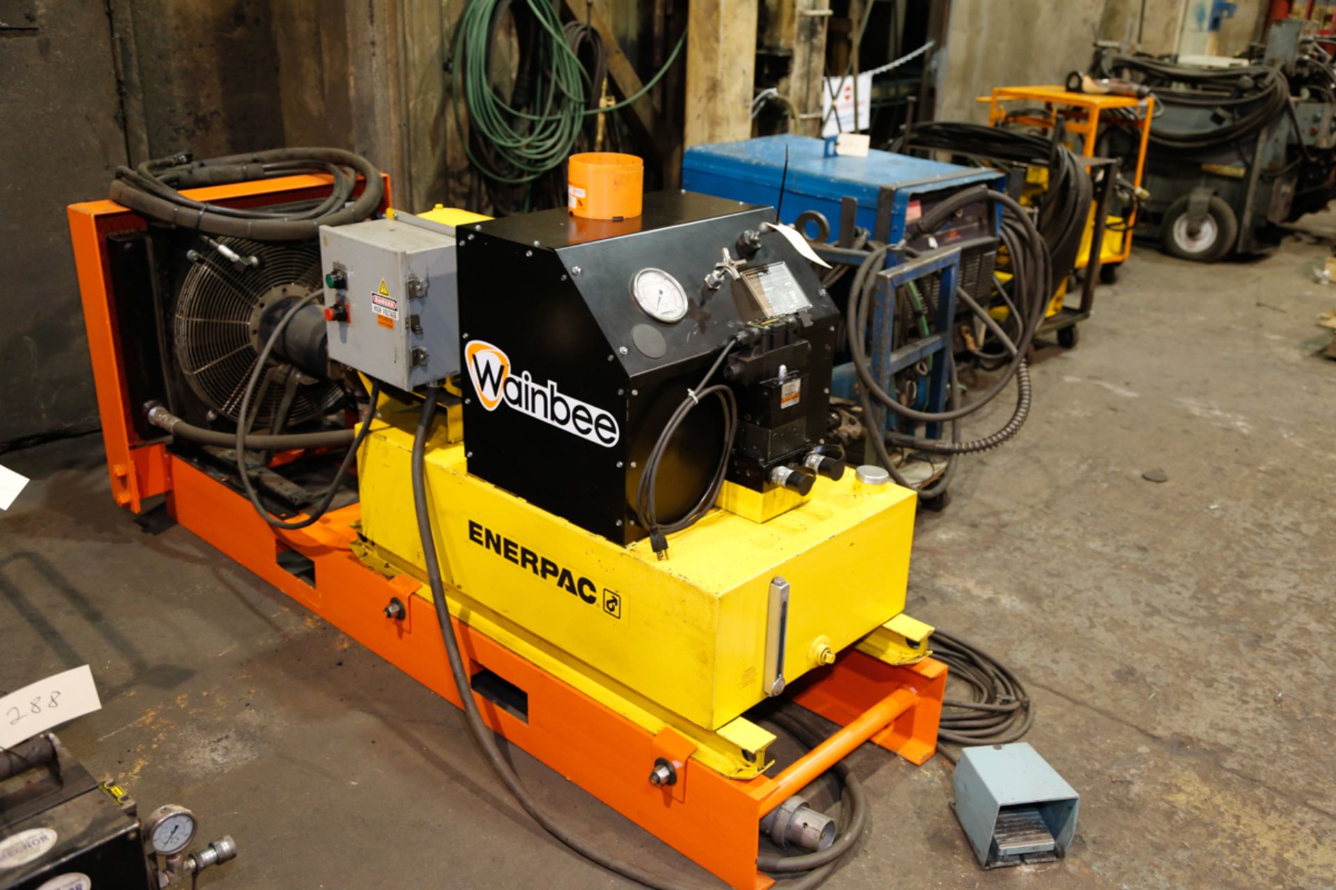 ENERPAC HUGH PRESSURE HYDRAULIC POWER UNIT MOD. PER8418D, 12.5 HP, 575 VOLTS - Image 2 of 4