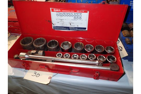 GENIUS SAE 3/4 SOCKET SET