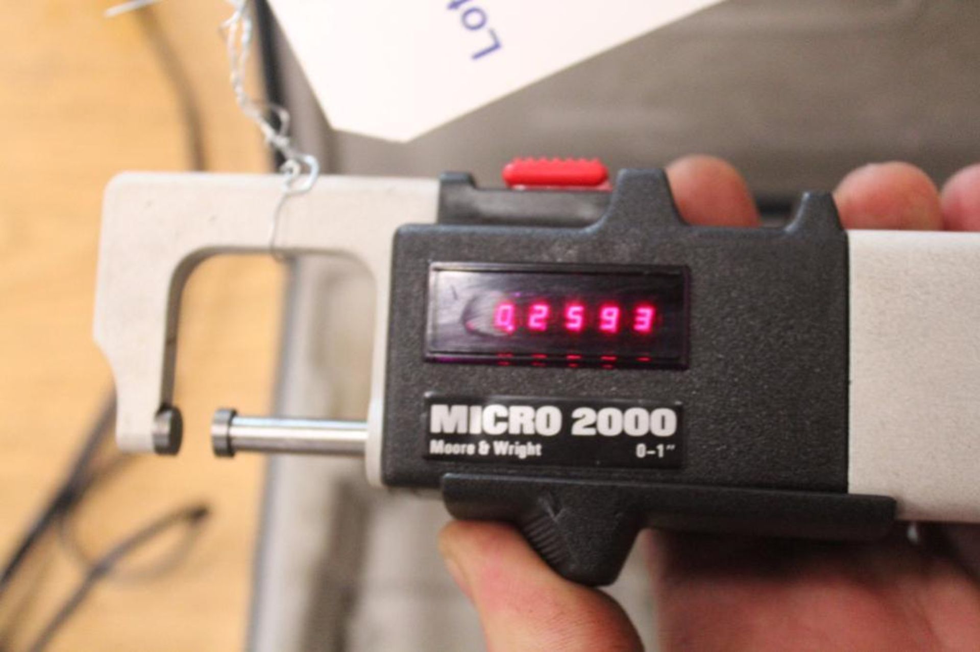 Moore & Wright Micro 2000 0-1" digital micrometer - Image 3 of 6