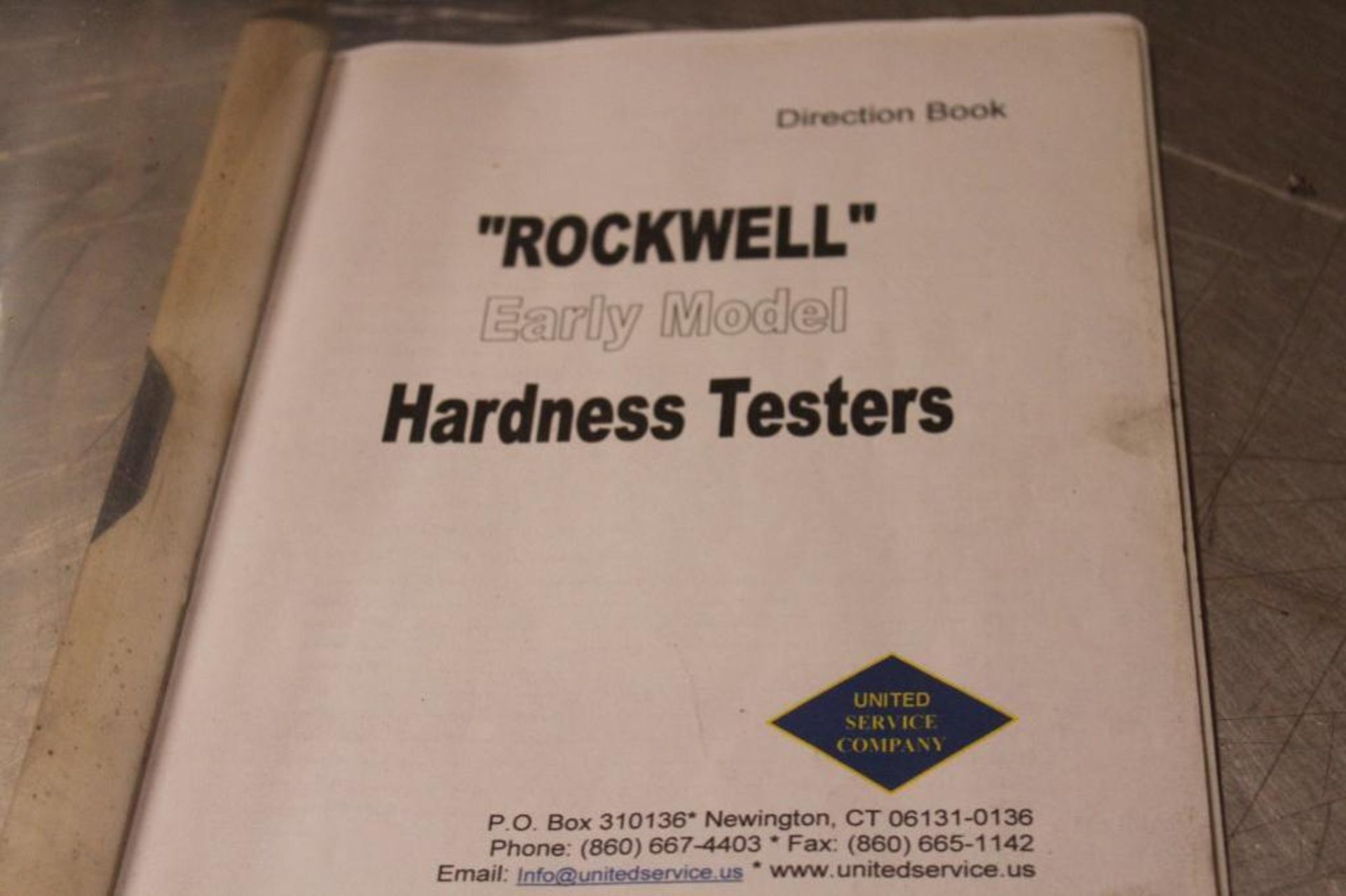 Wilson Rockwell hardness tester model 3-JR-PL - Image 8 of 9