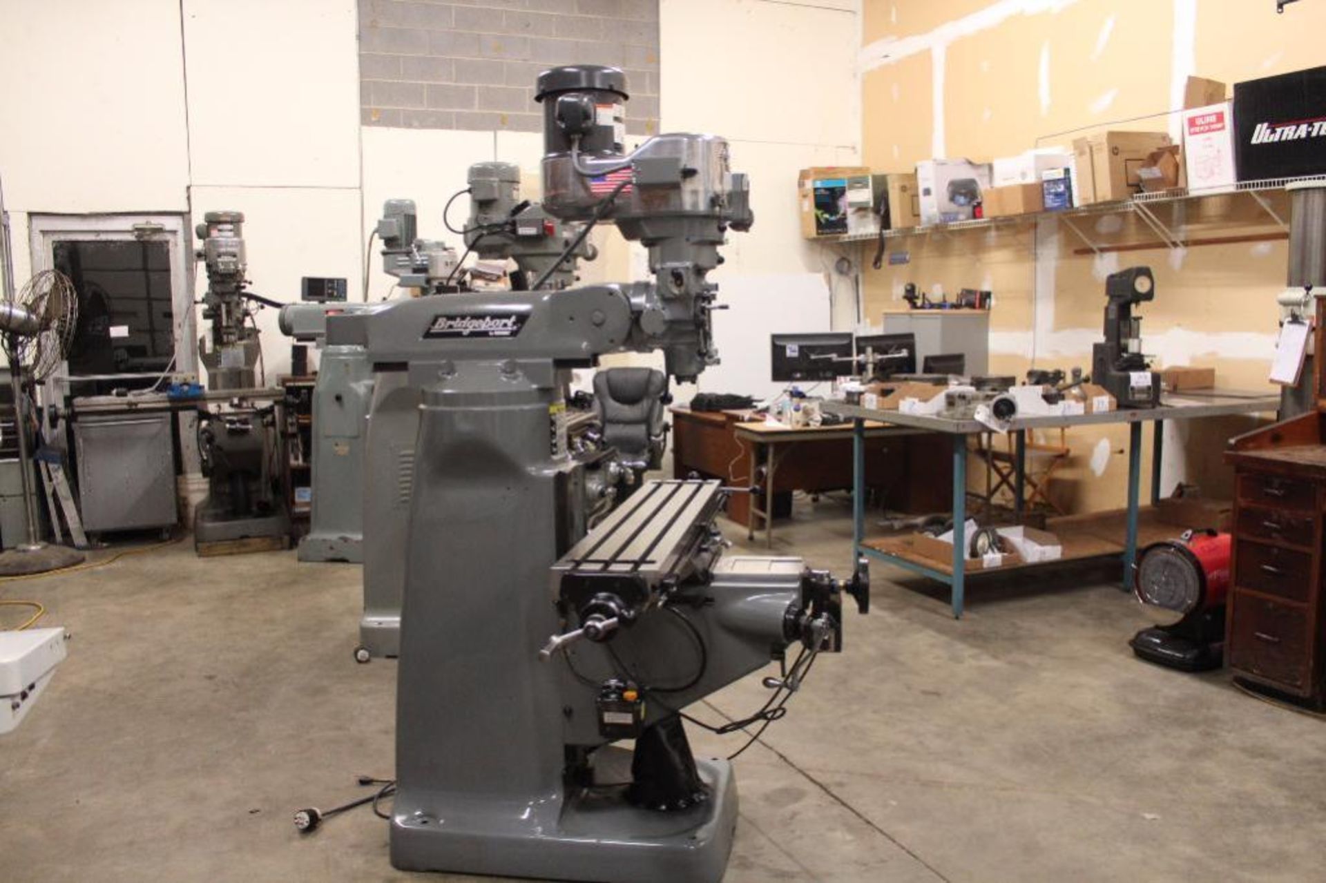 Bridgeport by HardingeSeries 1 Vertical Milling Machine 9" x 48" table, Bridgeport 8f X axis & Servo