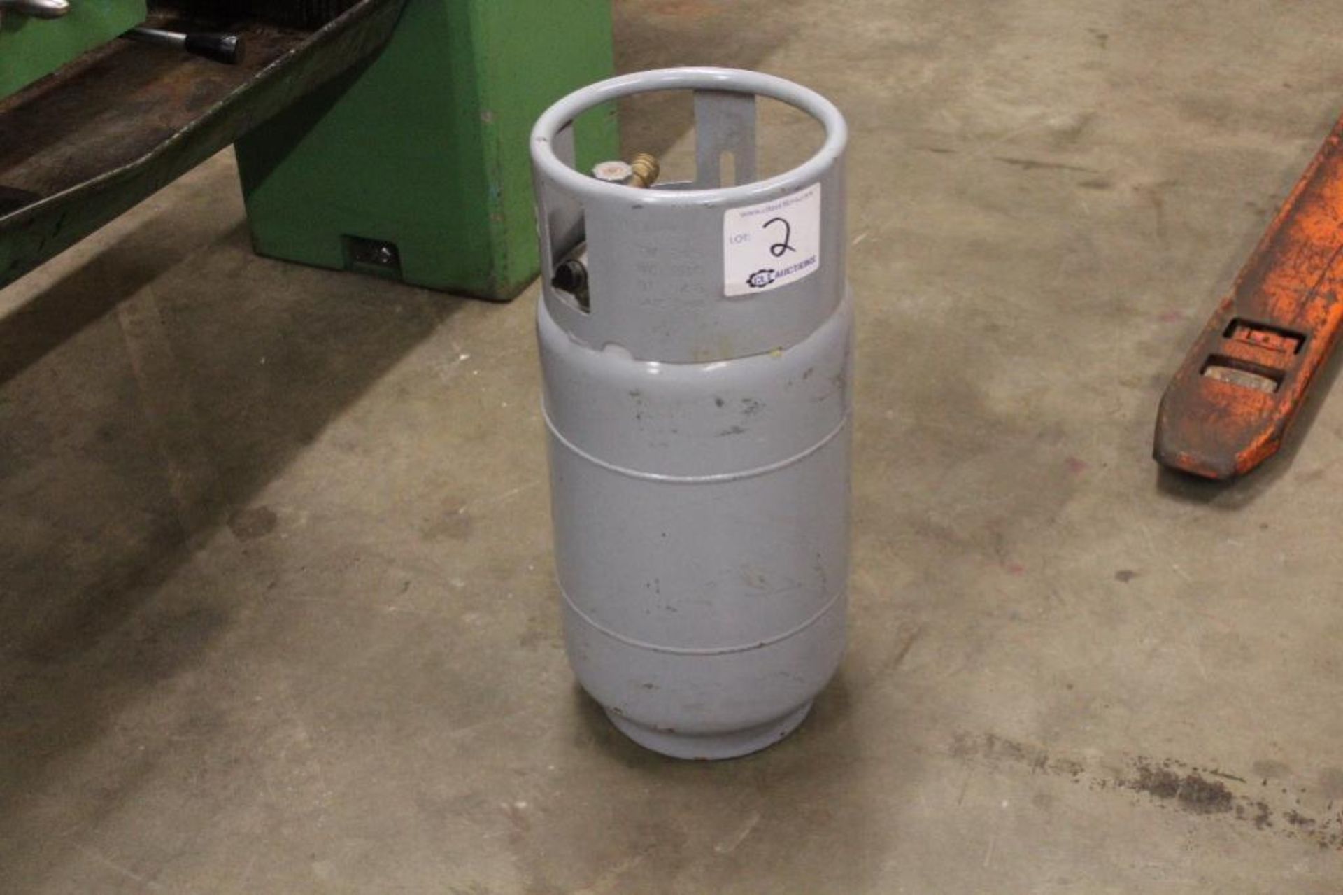 Steel forklift propane tank