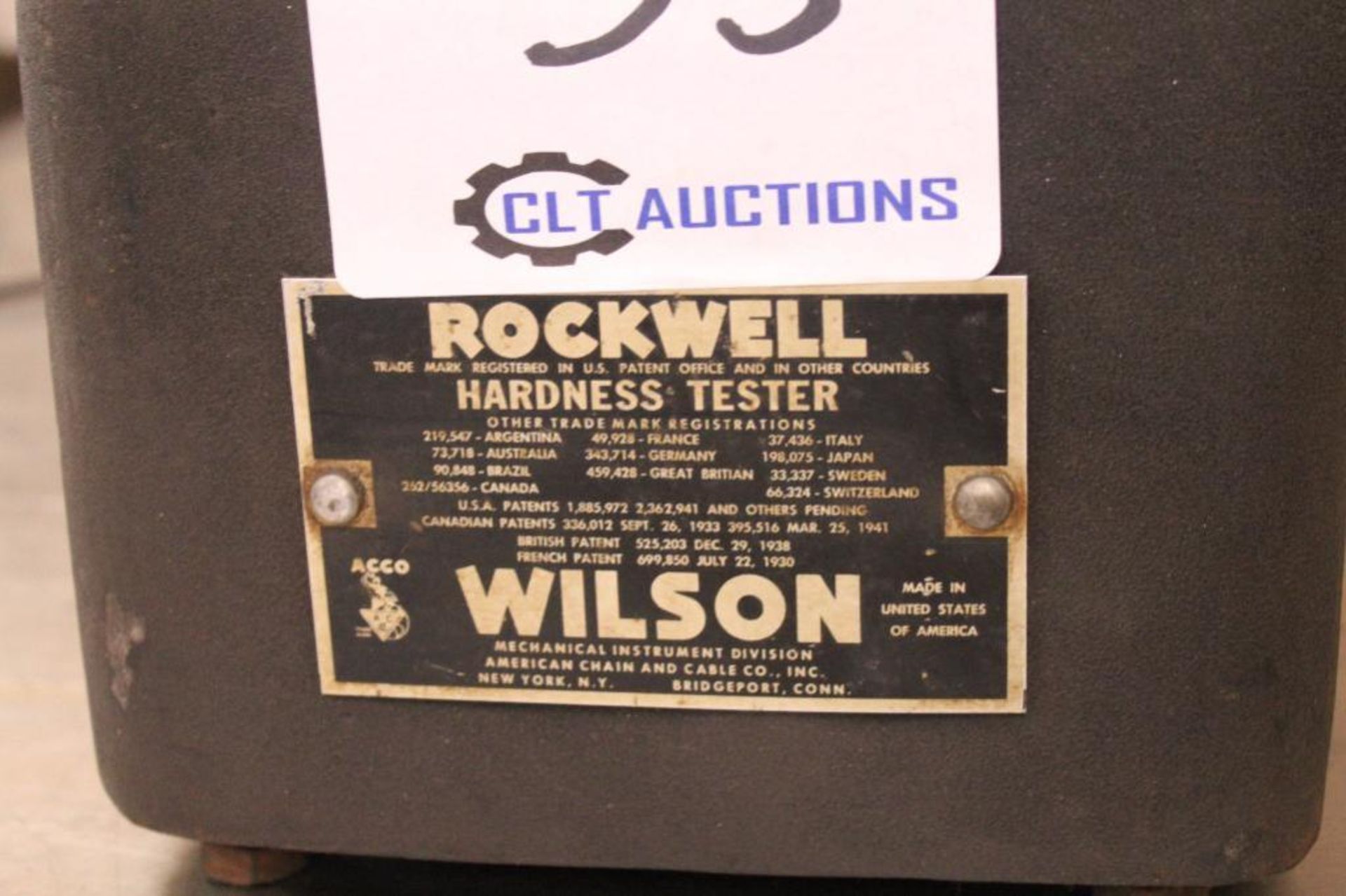 Wilson Rockwell hardness tester model 3-JR-PL - Image 5 of 9