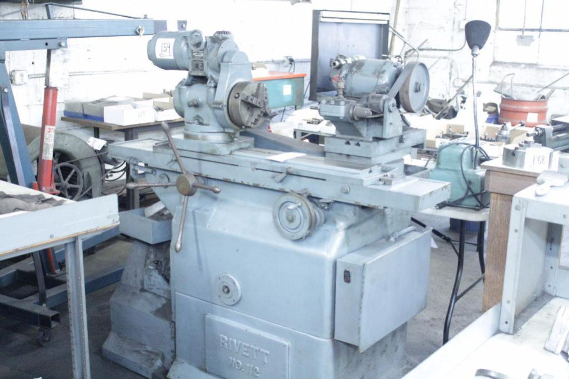 Rivett No.112 Universal Grinder Model: No. 112 Year: 1951 Serial #: 367 Size: Table 36" x 5" Weight: