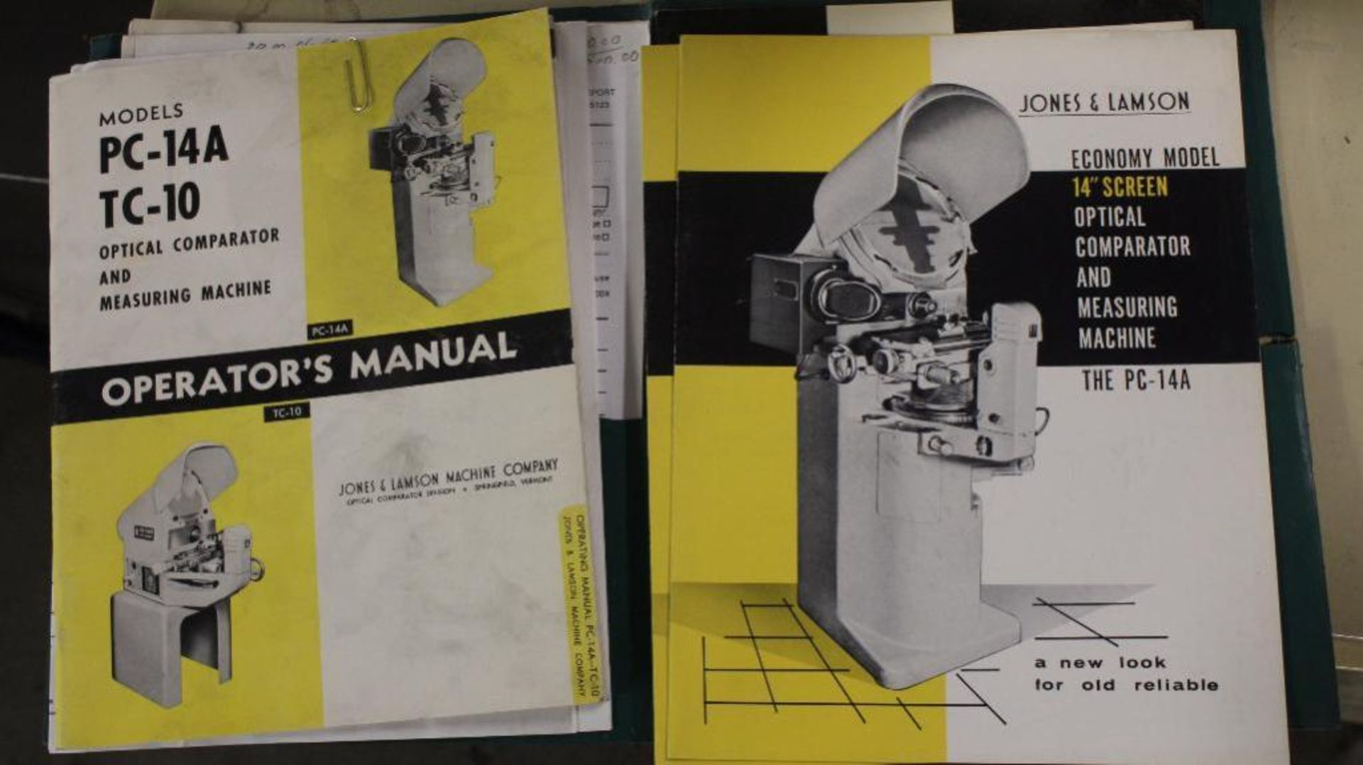 J&L , Jones and Lamson Optical comparator and measuring machine Model: PC-14-A - Image 15 of 15