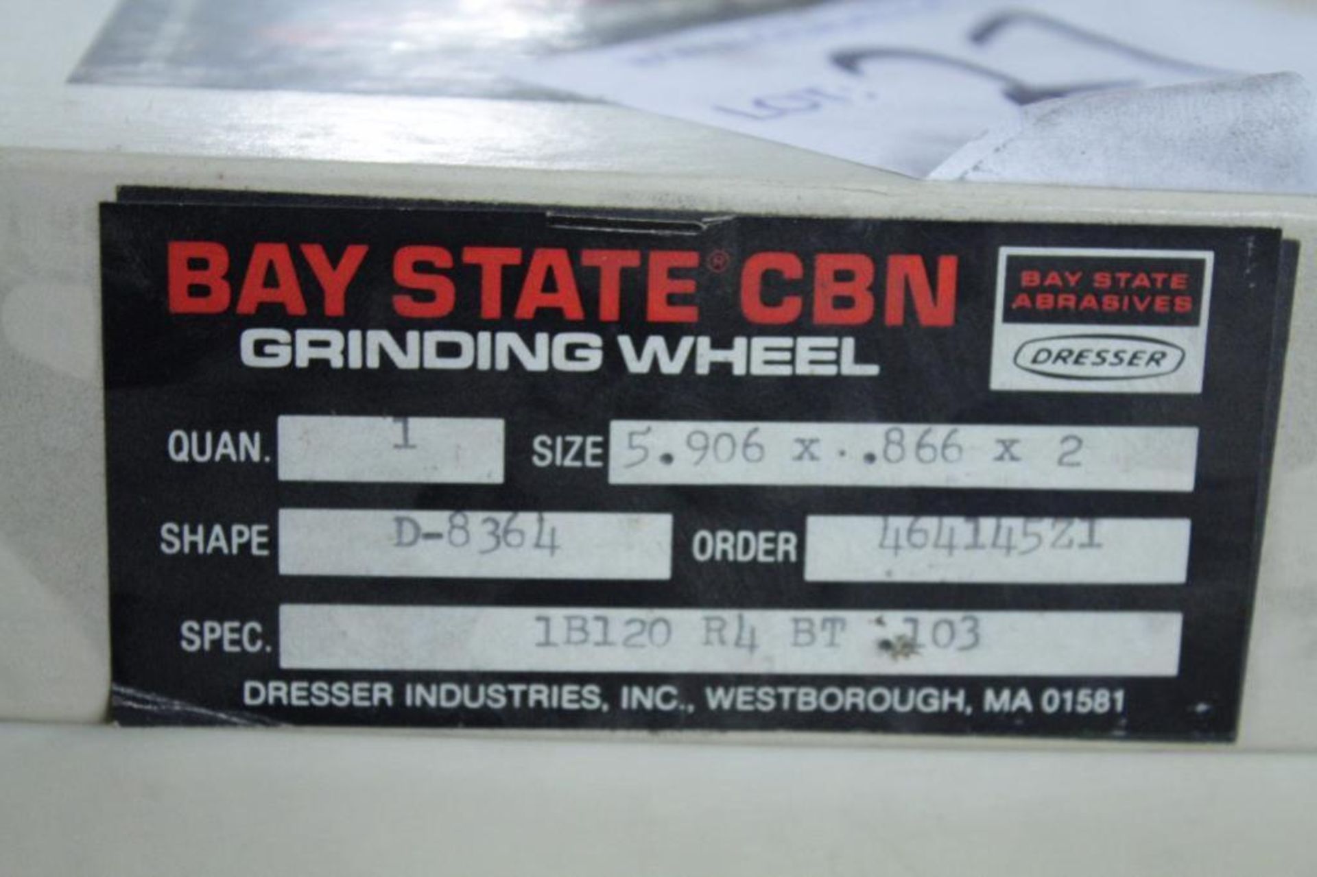 Bay state CBN diamond grinding wheels - Image 5 of 6