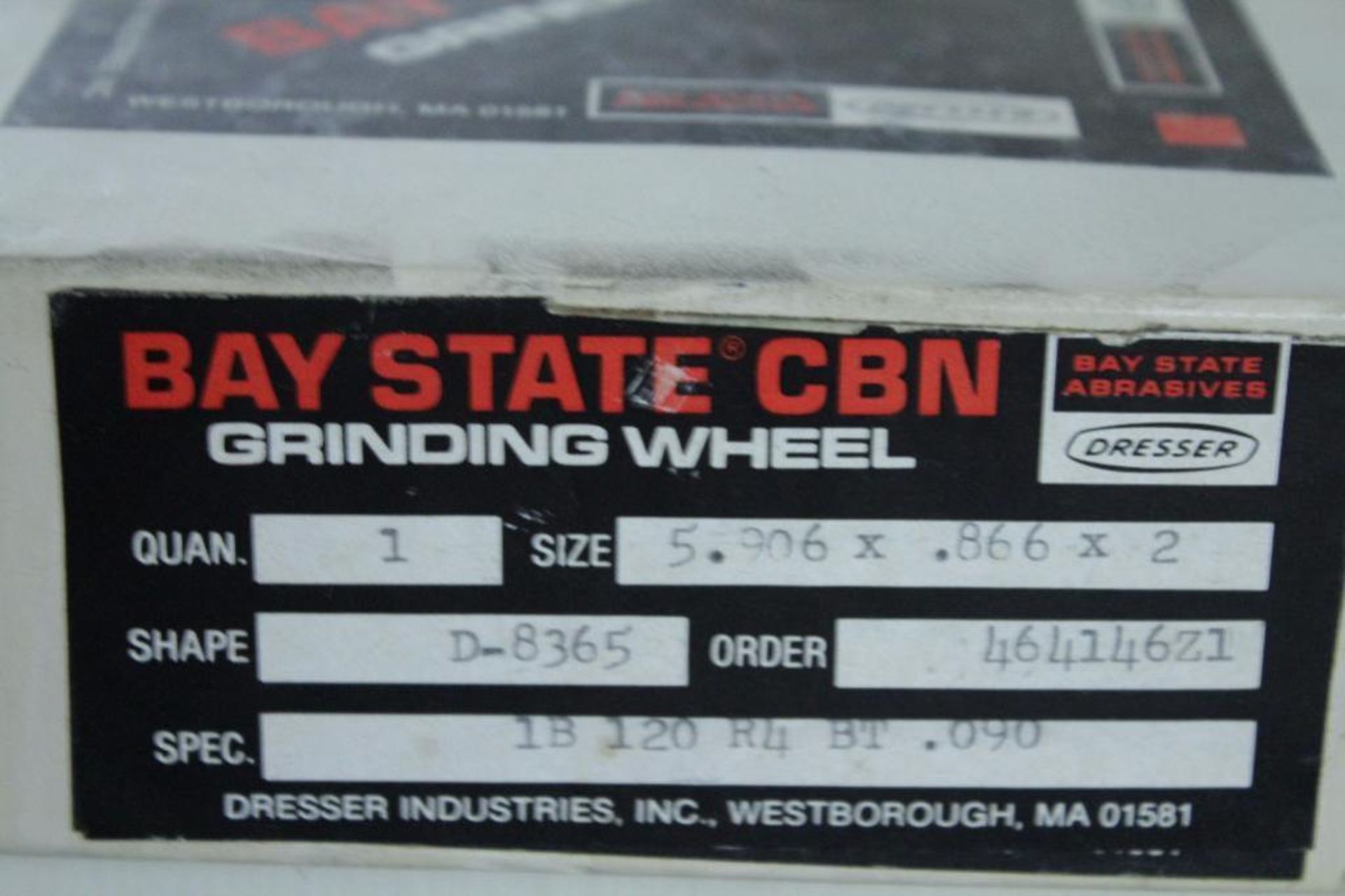 Bay state CBN diamond grinding wheels - Image 6 of 6