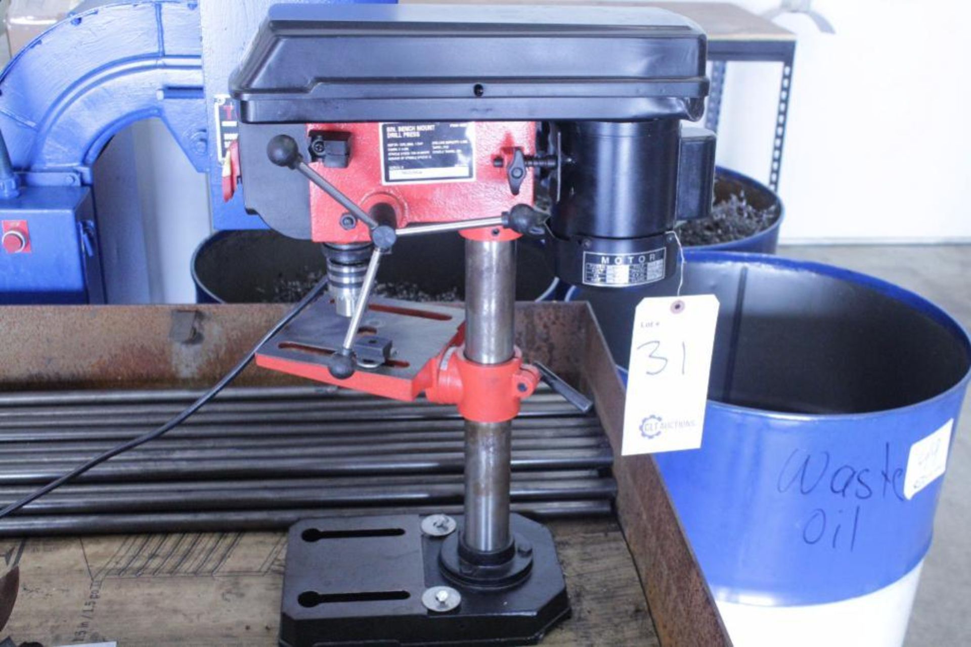 8" bench top drill press