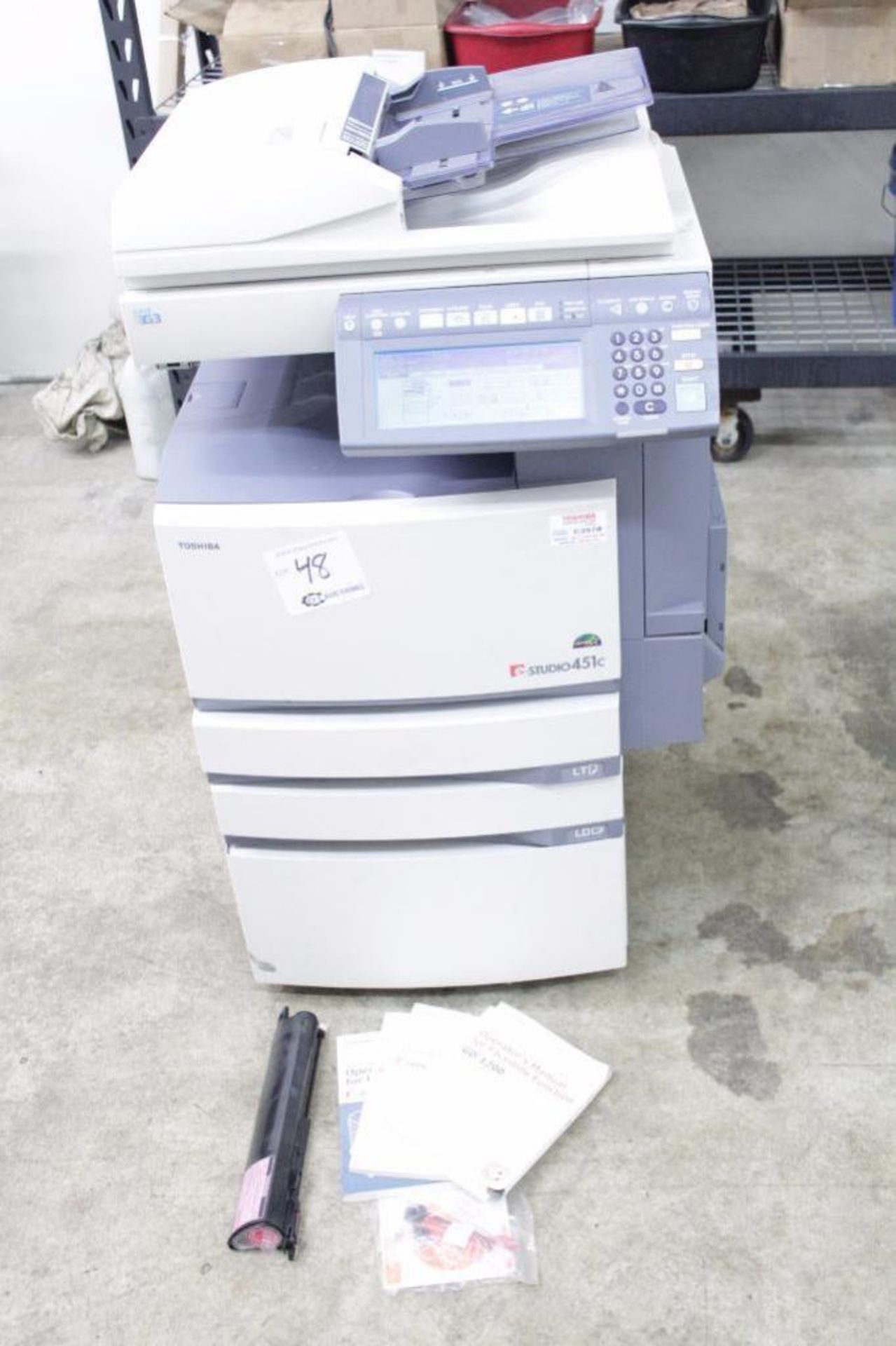 Toshiba e-studio451c copier, Model: FC-451C, Year: 2005 - Image 3 of 8