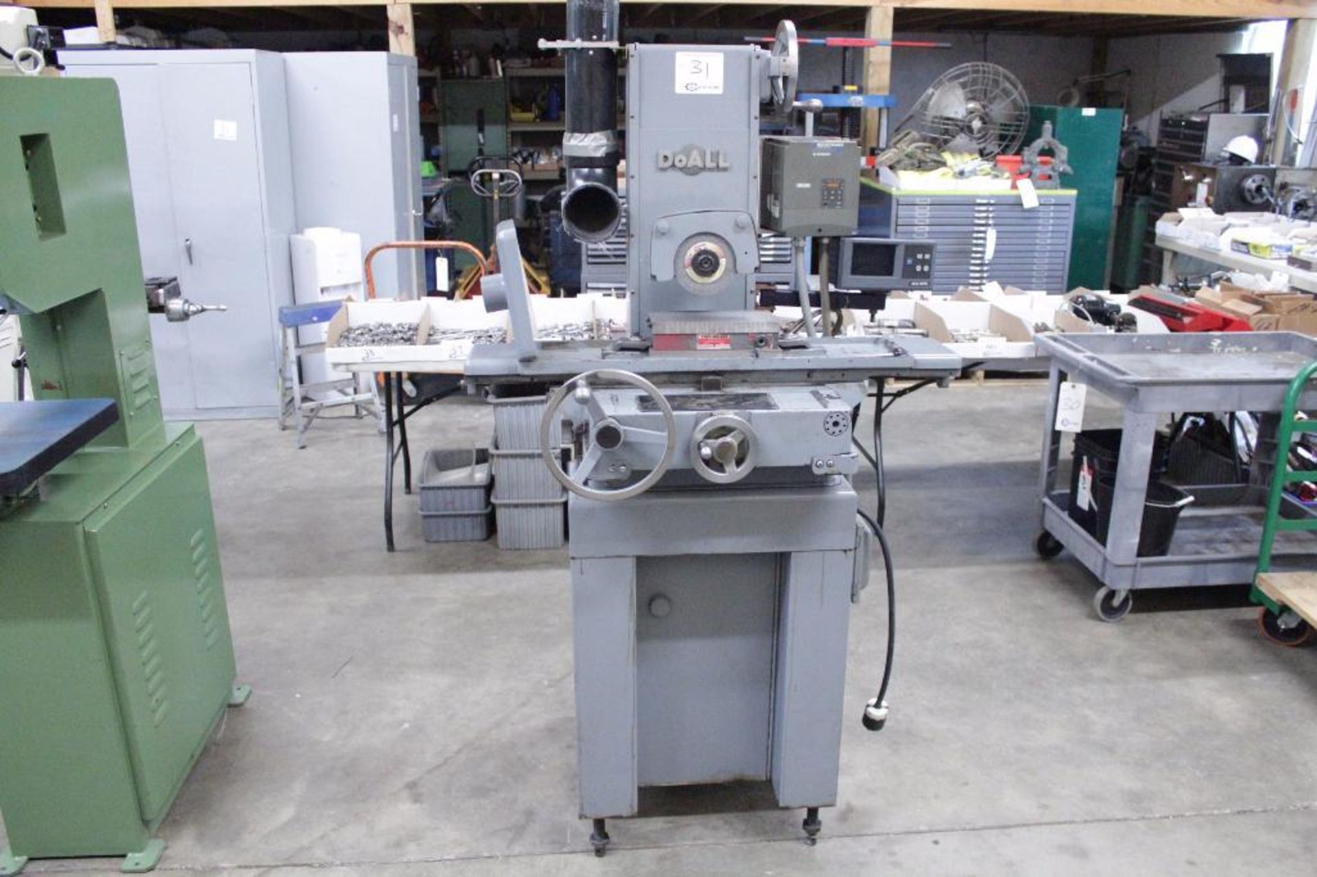 DoAll DH-612 6" x 12" hand feed surface grinder with Acu-Rite DRO (1 axis) & Mototronic VFD 1 or - Image 3 of 10