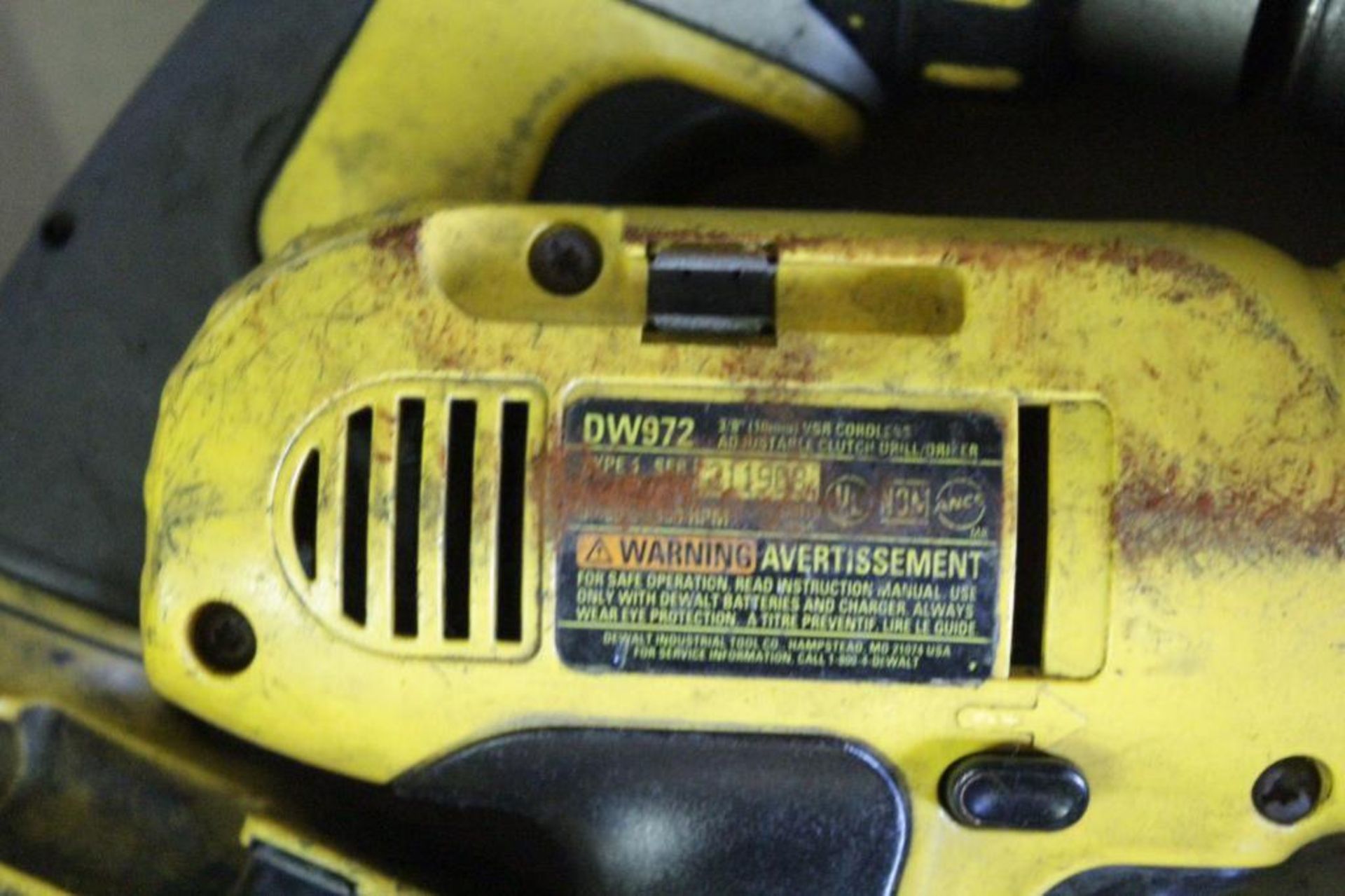 Dewalt Cordless Tools w/ Cases - Image 3 of 6