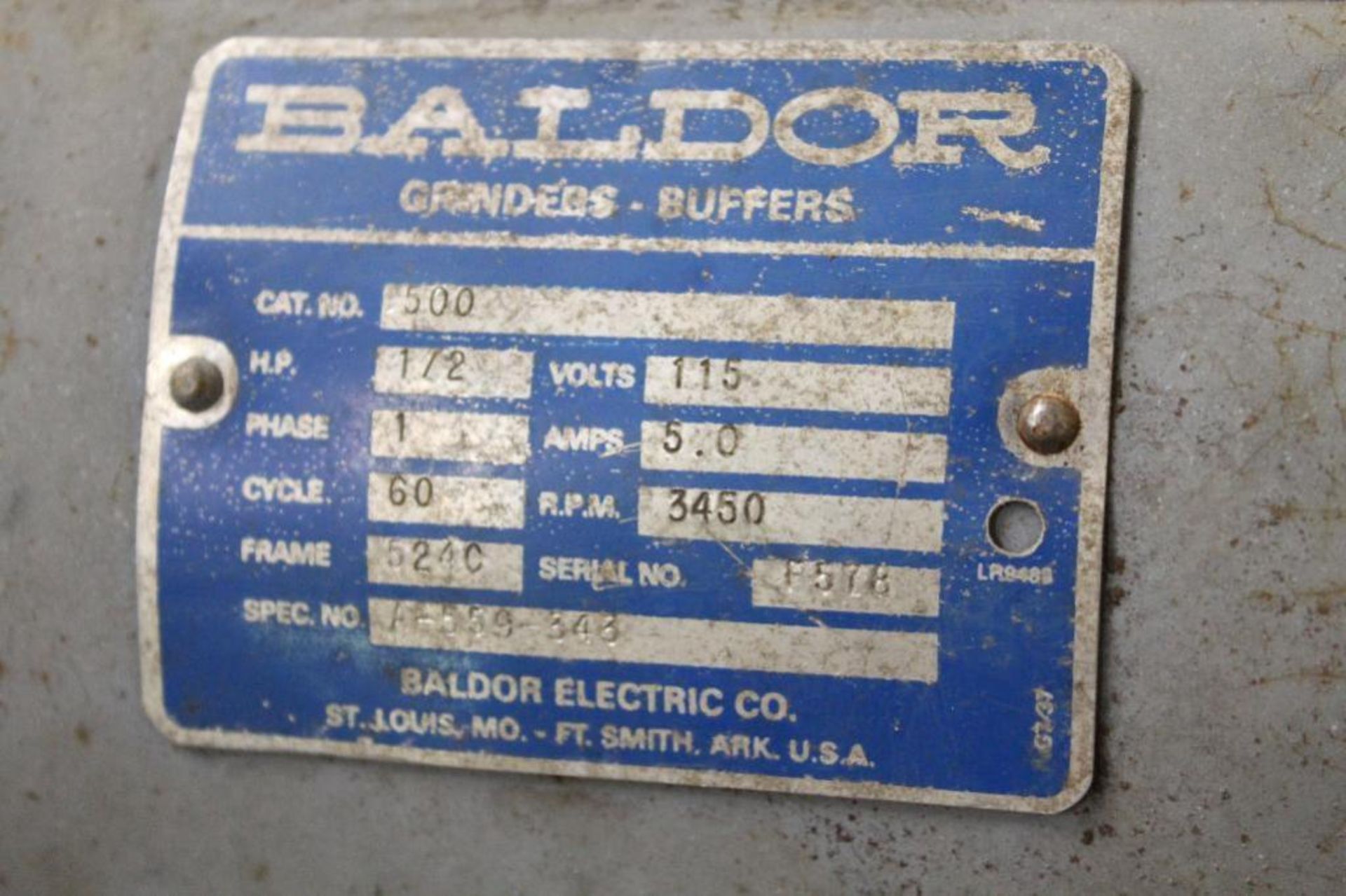 Baldor Cat No.500 Tool Grinder - Image 5 of 6