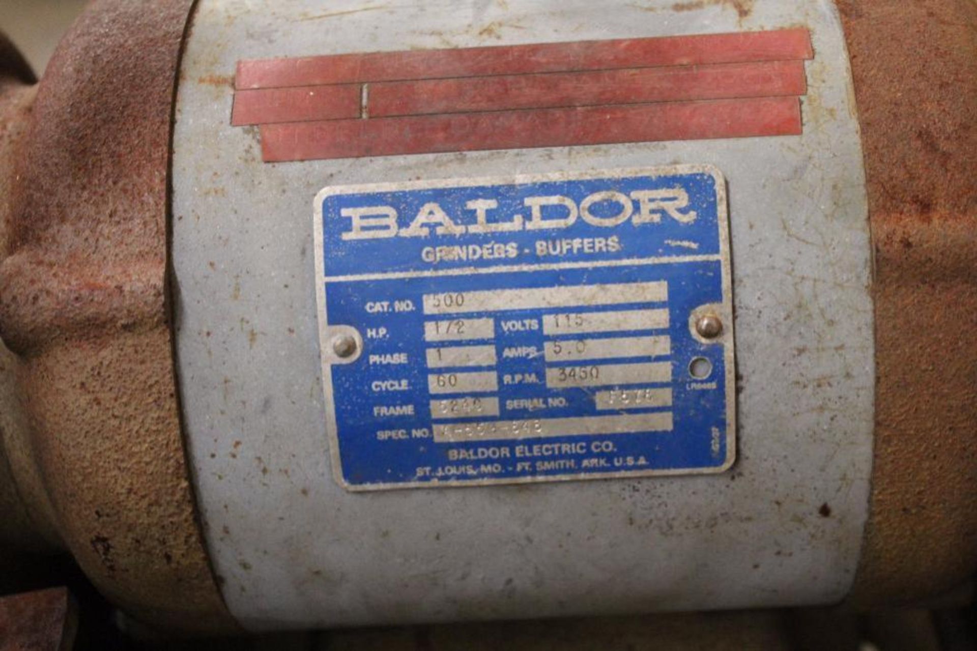 Baldor Cat No.500 Tool Grinder - Image 4 of 6