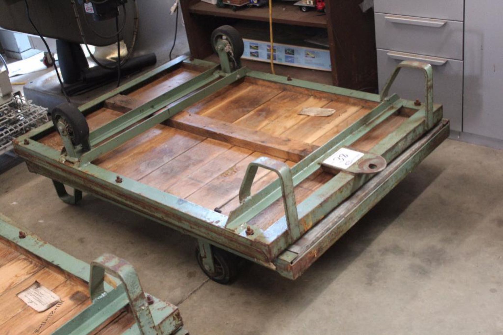 Oak flatbed factory carts