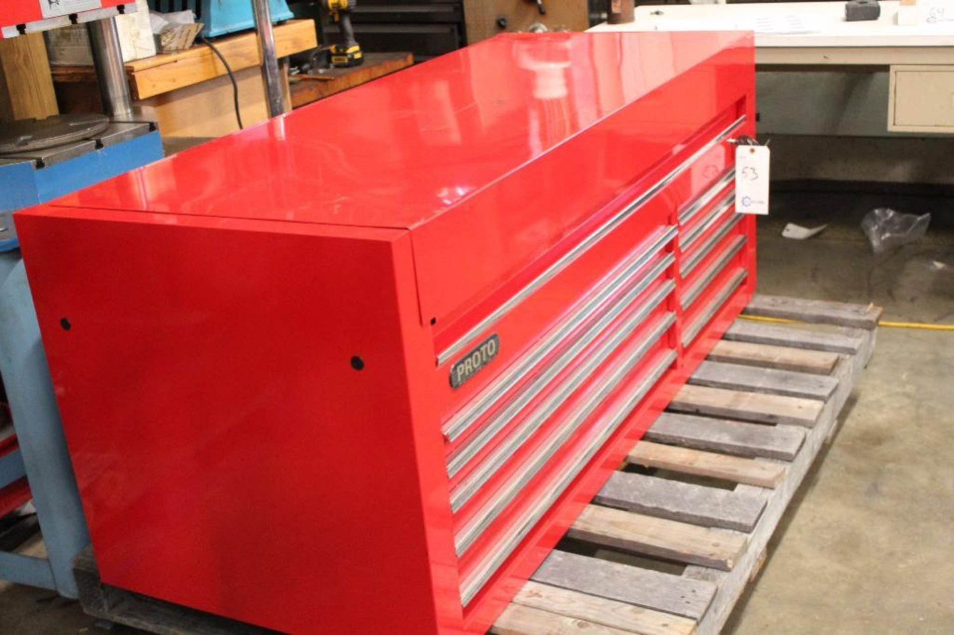 Proto Tool J456627-10RD 10 Drawer 66" Red Top Chest (new other) - Image 11 of 11