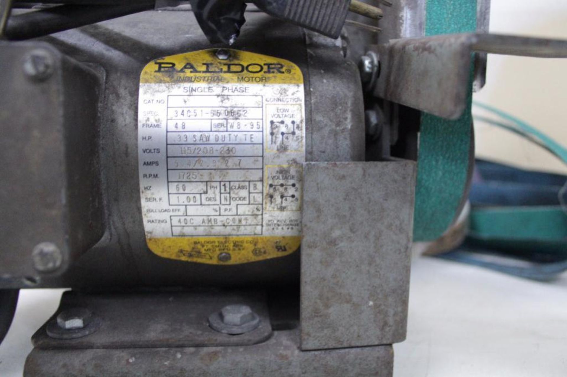 Baldor 1" belt sander - Image 3 of 4