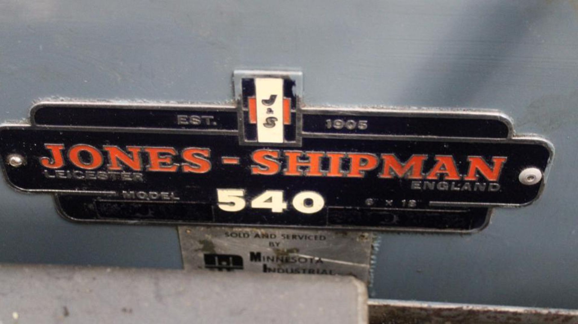 JONES & SHIPMAN ?MODEL 540, 3-AXIS FEED, AUTOMATIC SURFACE GRINDER - Image 12 of 14