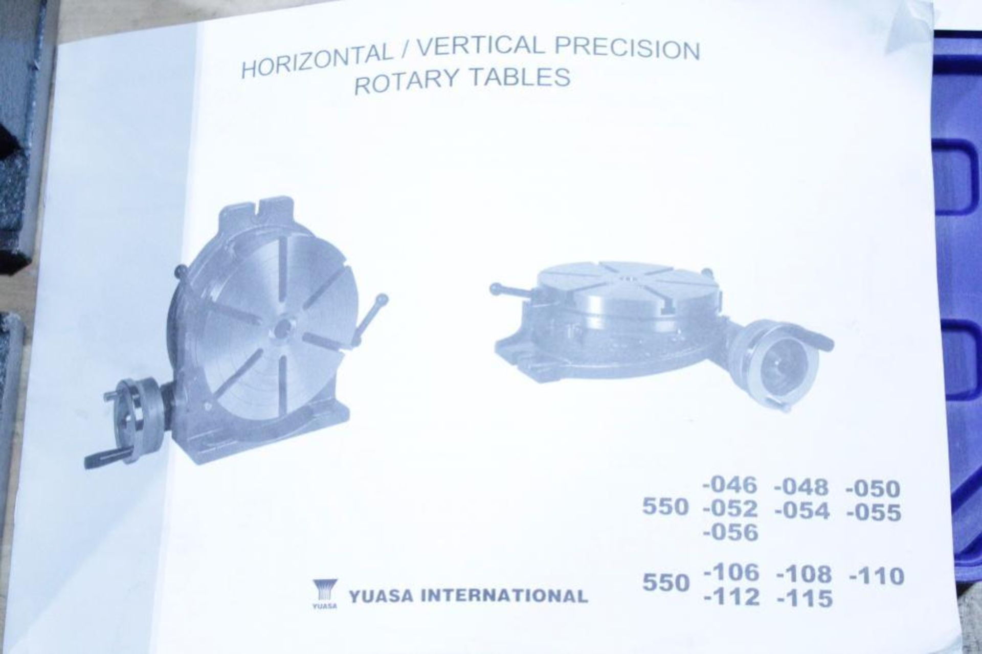 Yuasa 550-050 10" rotary table - Image 3 of 6
