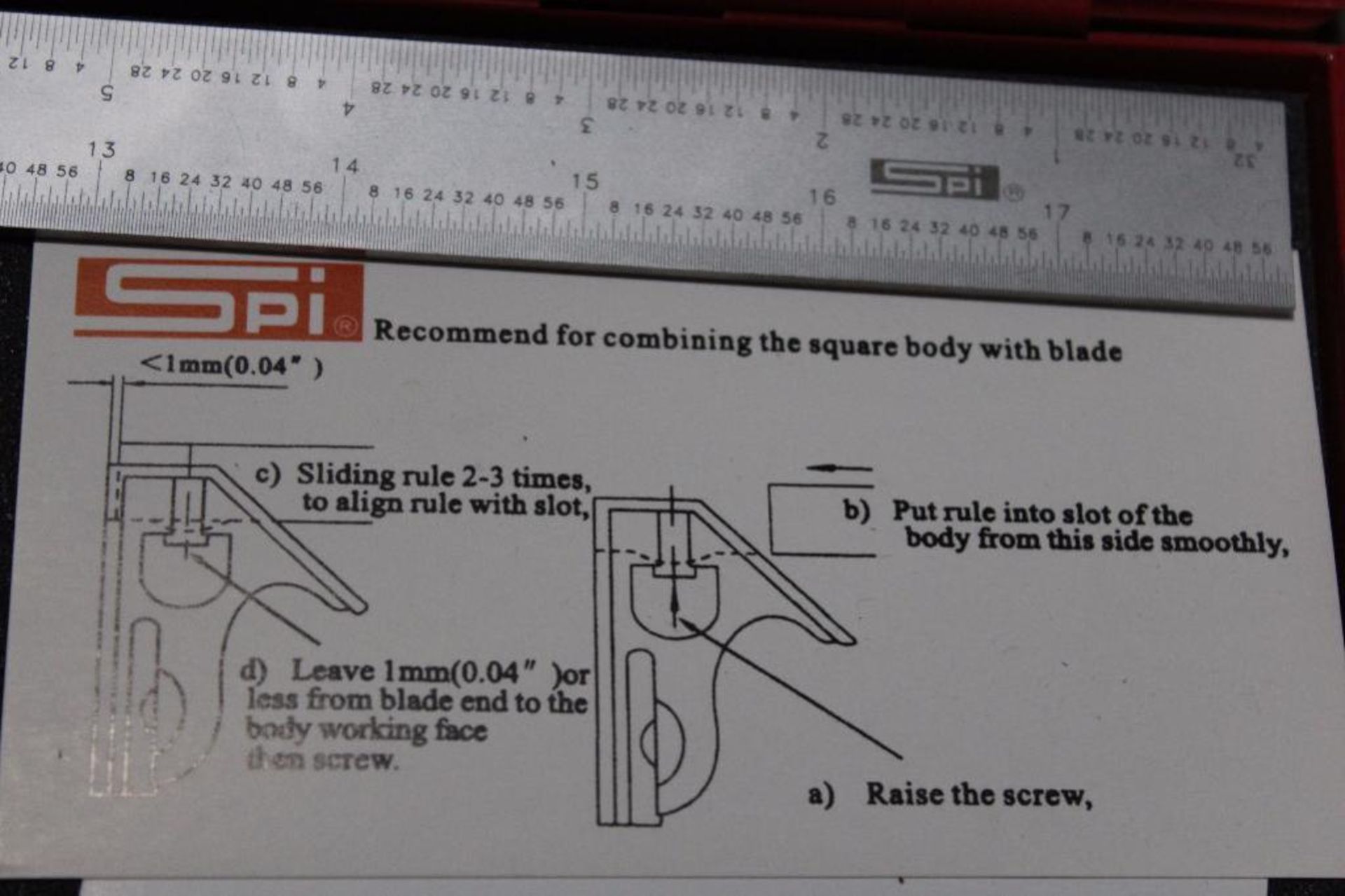 SPI combination square, 18" - Image 3 of 3