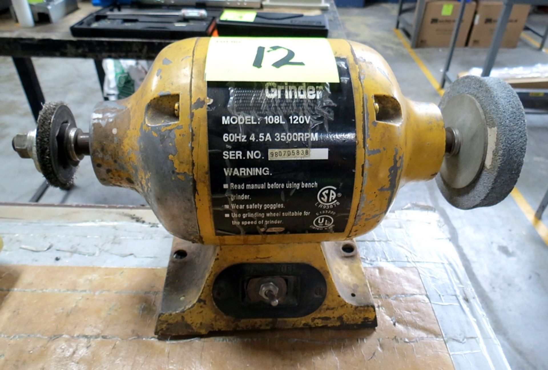 8" BENCH GRINDER