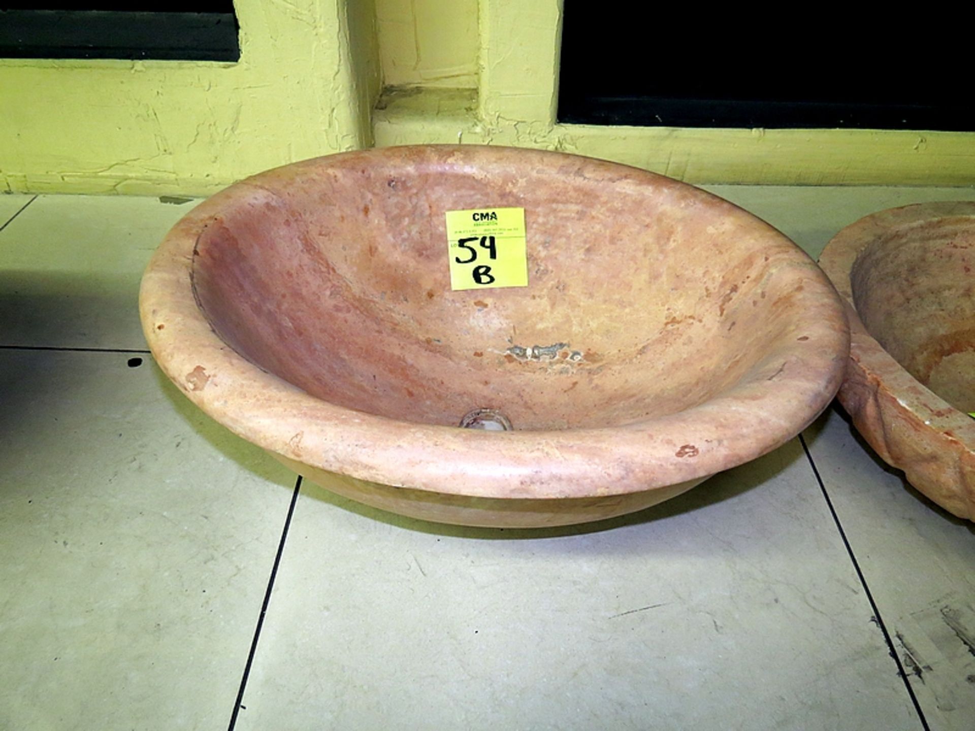 TRAVERTINE VESSEL SINK 17"