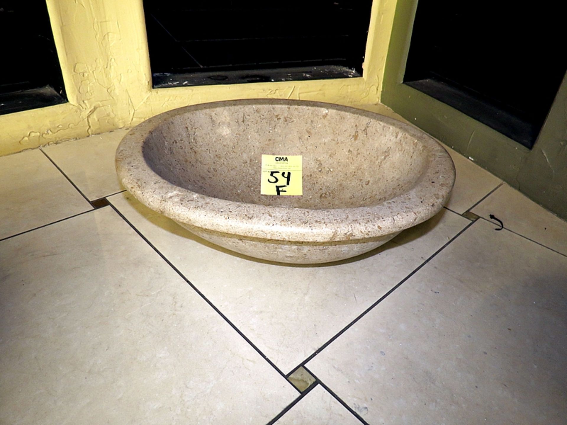 TRAVERTINE VESSEL SINK 16.5"