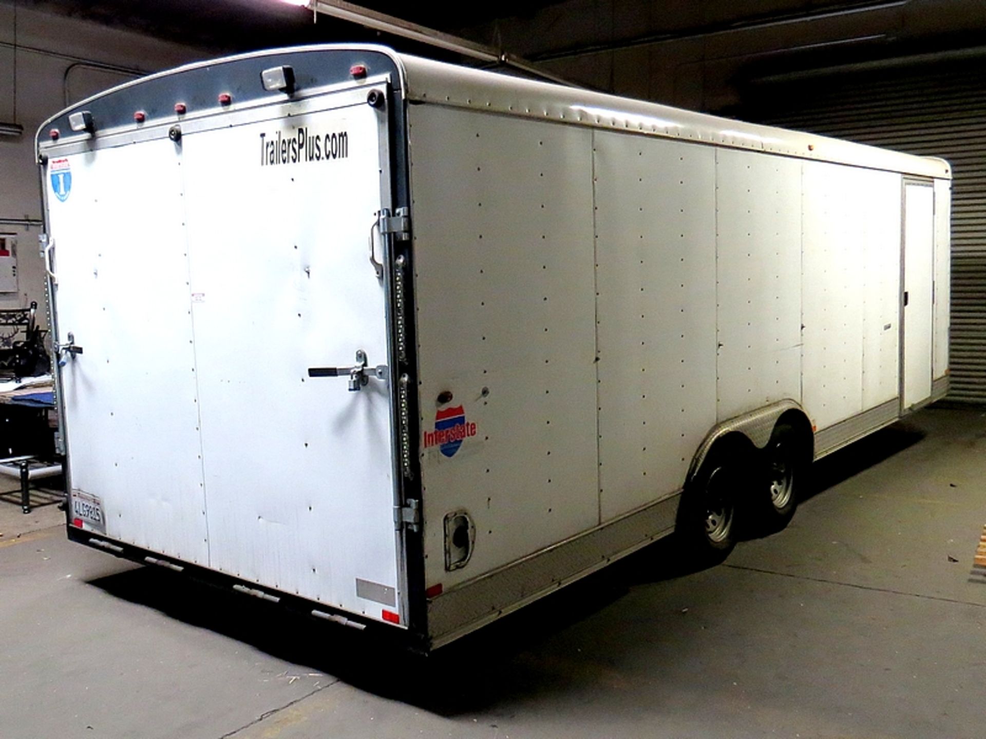 2010 Interstate Kingman 24' Auto Transport Box Trailer, Tandem Axle, Bumper Pull Hitch, Model: