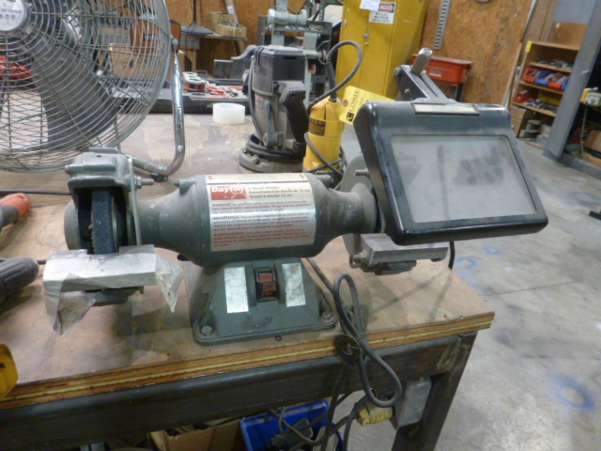 Vises, Bench Grinder, Drill Press, Pneumatic Tools, Etc. (Lot) - Image 4 of 5