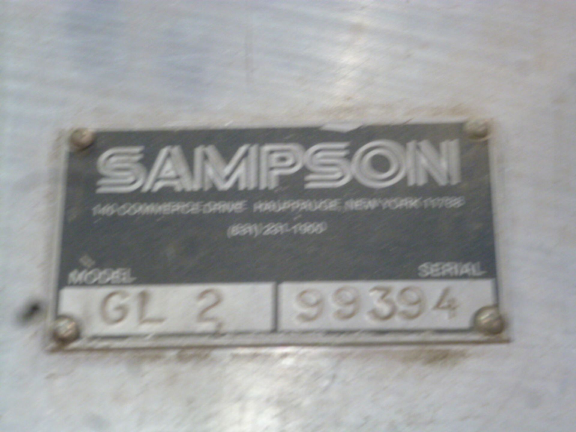 Sampson Glazing Bead Saw, m/n GL-2, s/n 99394 - Image 3 of 3